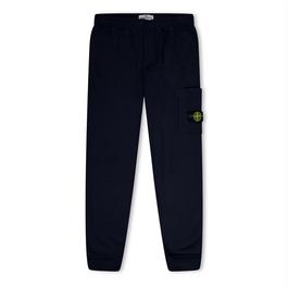 Stone Island BoysPlain Cotton Compass Jogging Bottoms