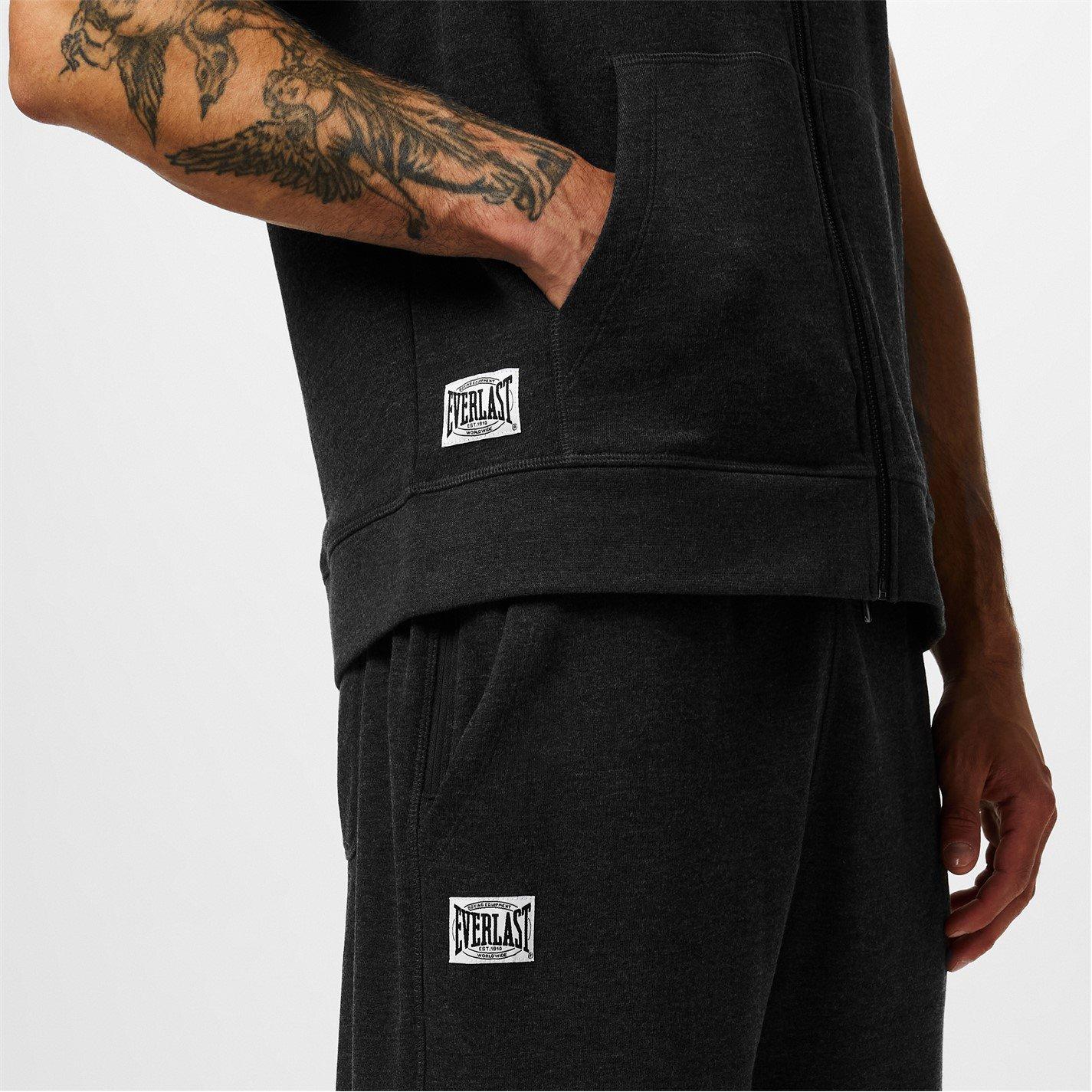 Charcoal Marl - Everlast - Jogging Bottoms Mens - 3