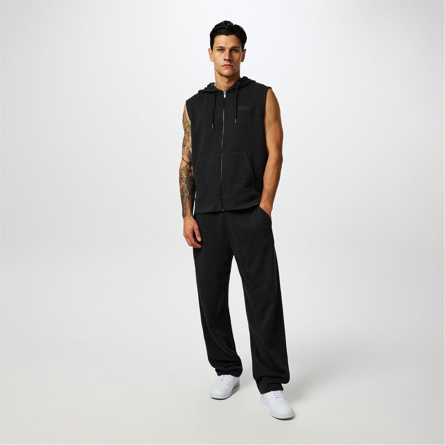 Charcoal Marl - Everlast - Jogging Bottoms Mens - 4