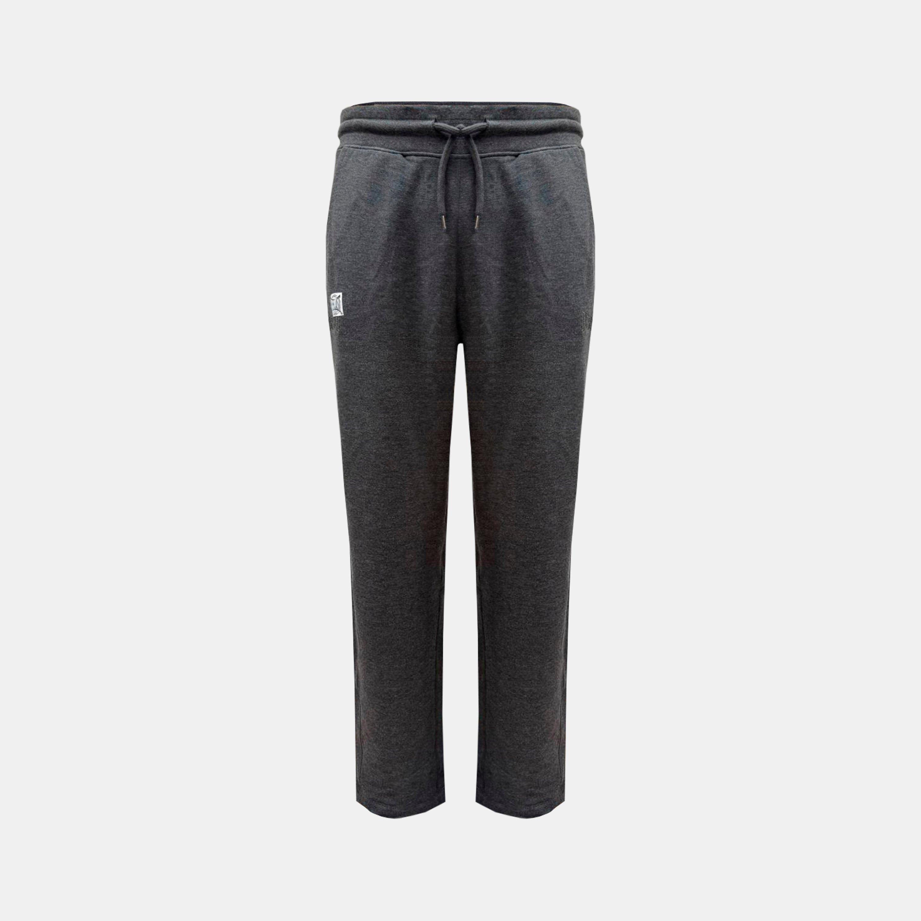 Pantalon De Survêtement Homme Hiver - Polaire Chaude, Coupe Ample, Bas élastiqué, Poches Latérales - Noir, Taille XXL