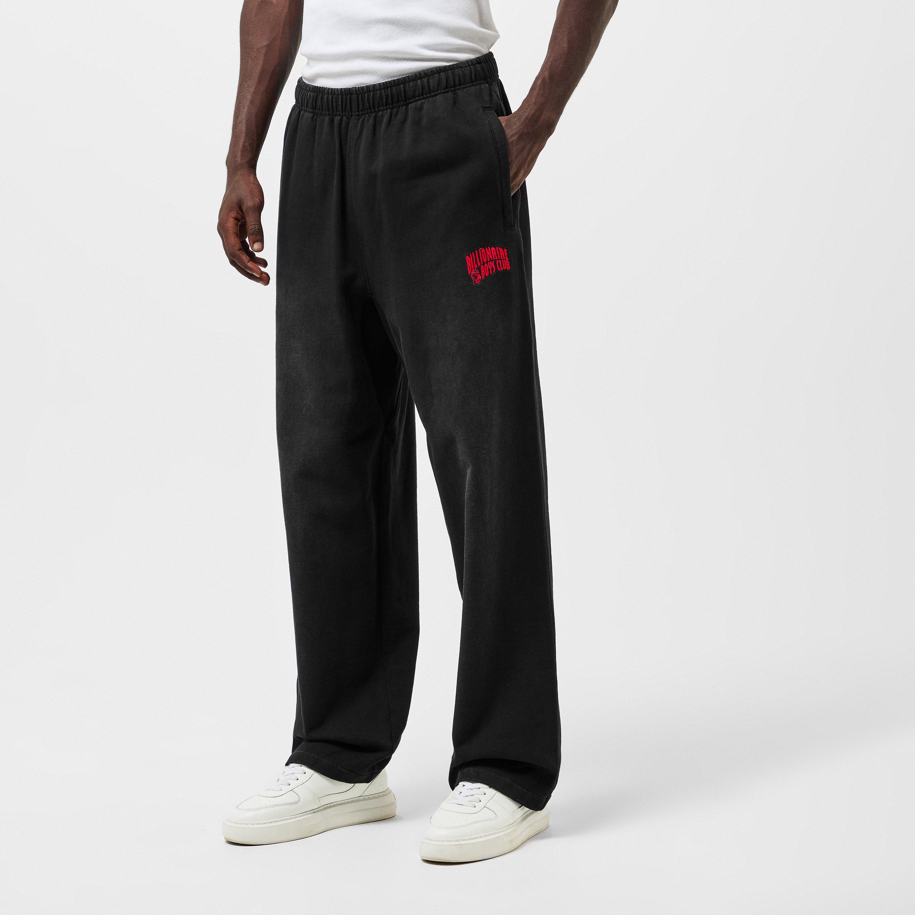 Washed Black - Billionaire Boys Club - Men's BBC Small Arch Logo Closed Hem Fleece Joggers - 3