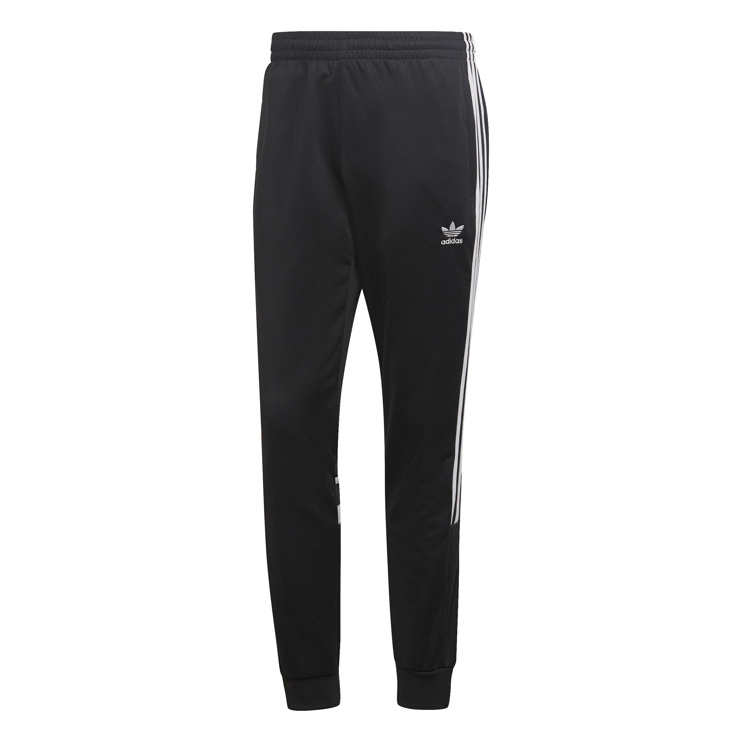 BLACK - adidas Originals - Men's Cutline Closed Hem Fleece Joggers - 1