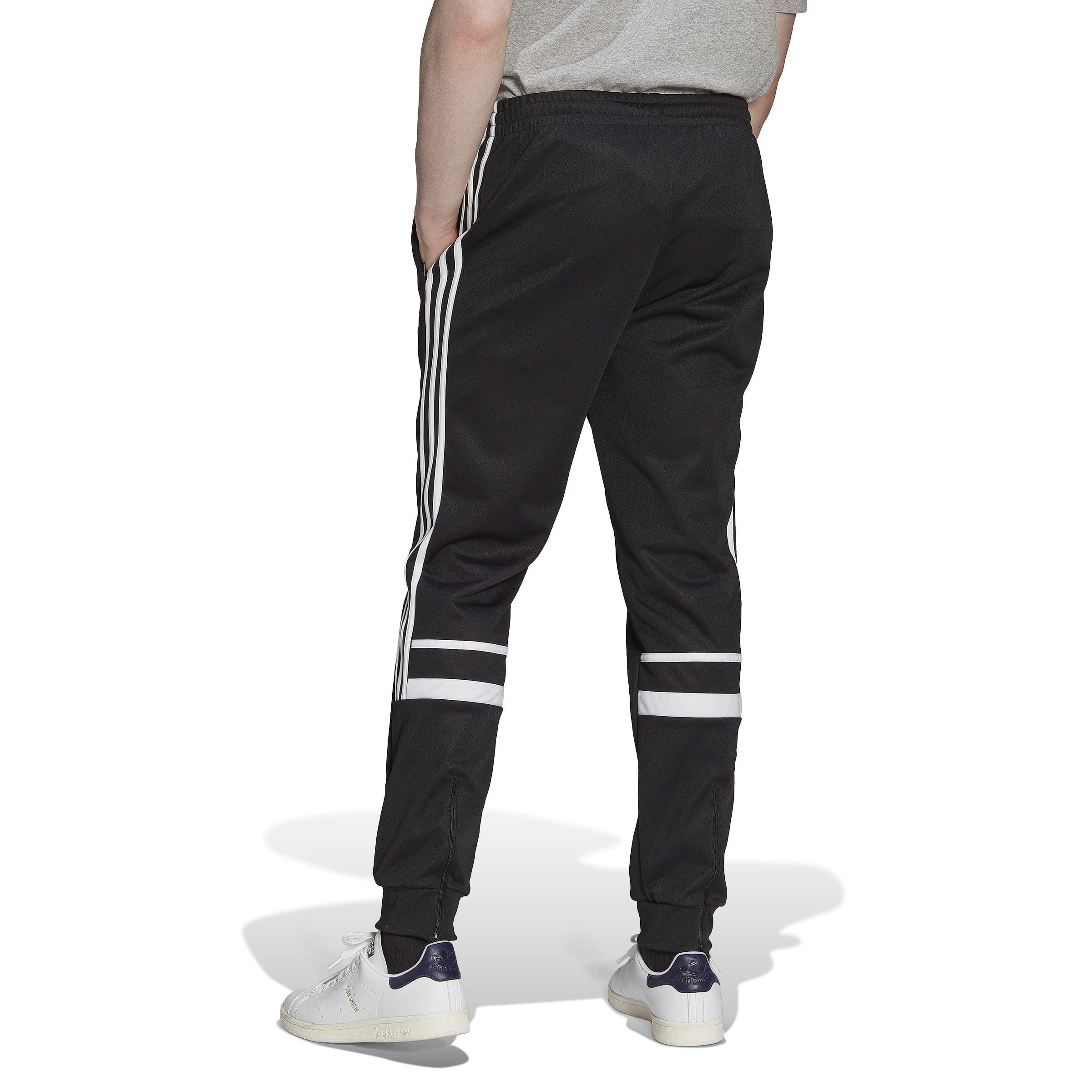 BLACK - adidas Originals - Cutline Closed Hem Fleece Joggers - 3