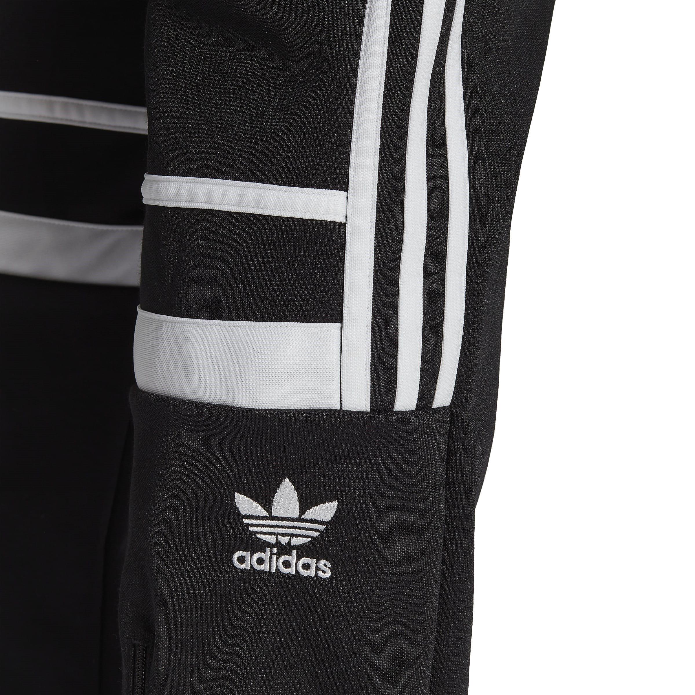 BLACK - adidas Originals - Cutline Closed Hem Fleece Joggers - 5