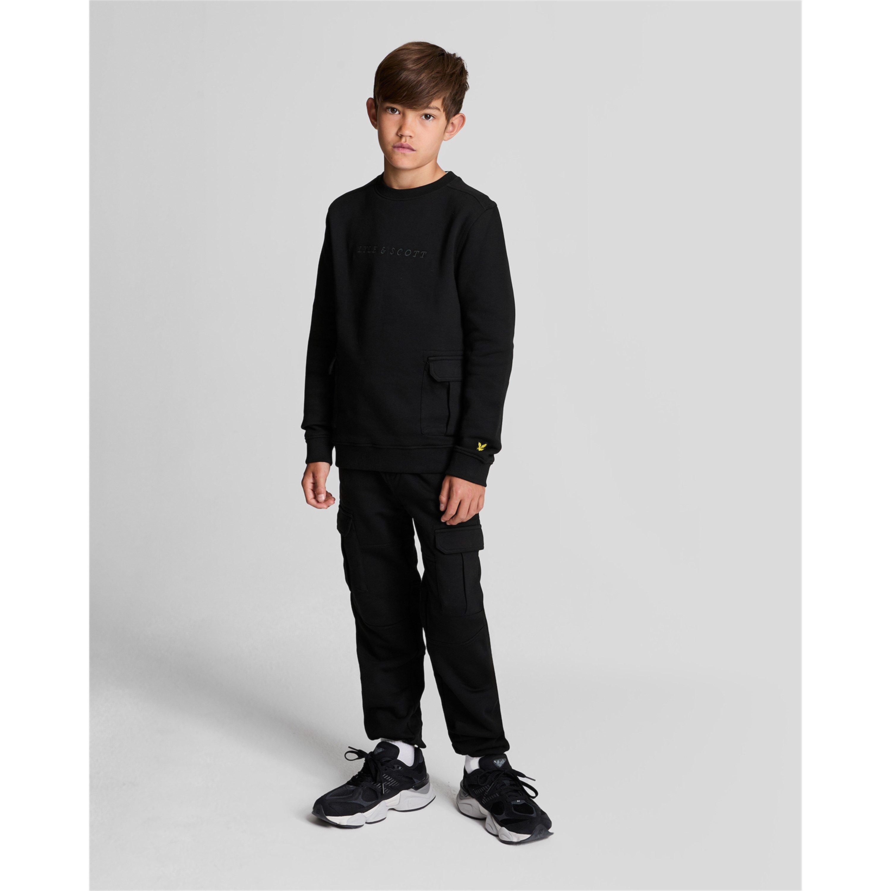 Noir Z865 - Lyle and Scott - Kids' Closed Hem Fleece Joggers - 2