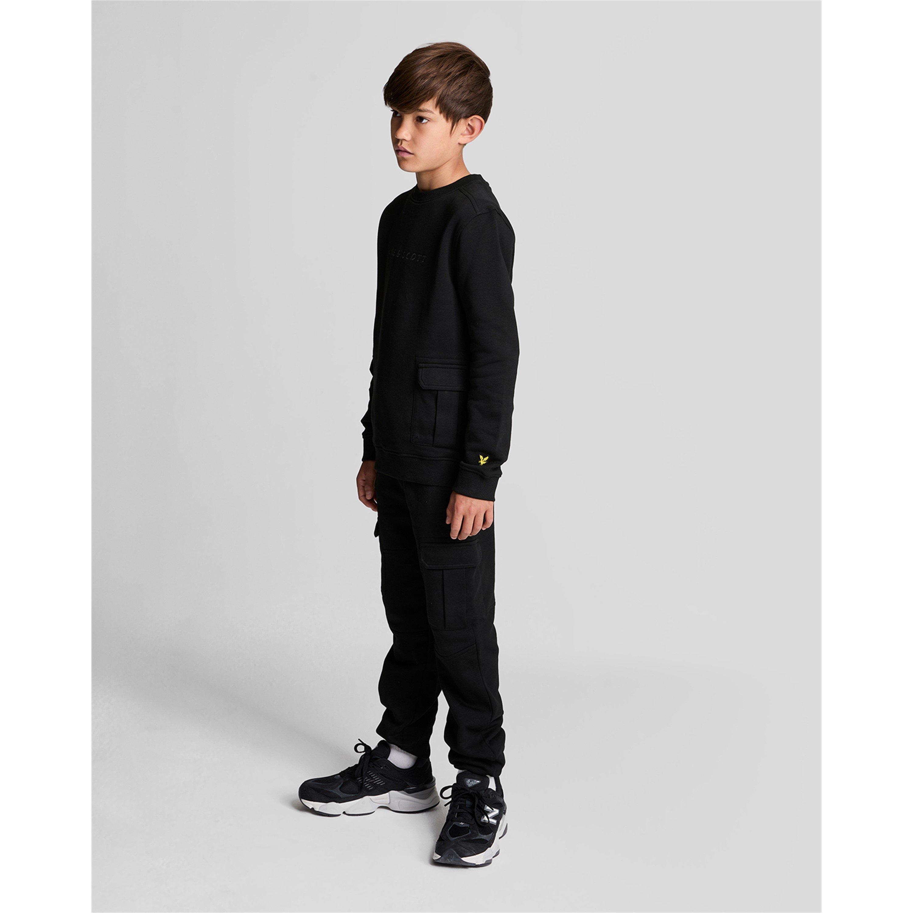 Noir Z865 - Lyle and Scott - Kids' Closed Hem Fleece Joggers - 3
