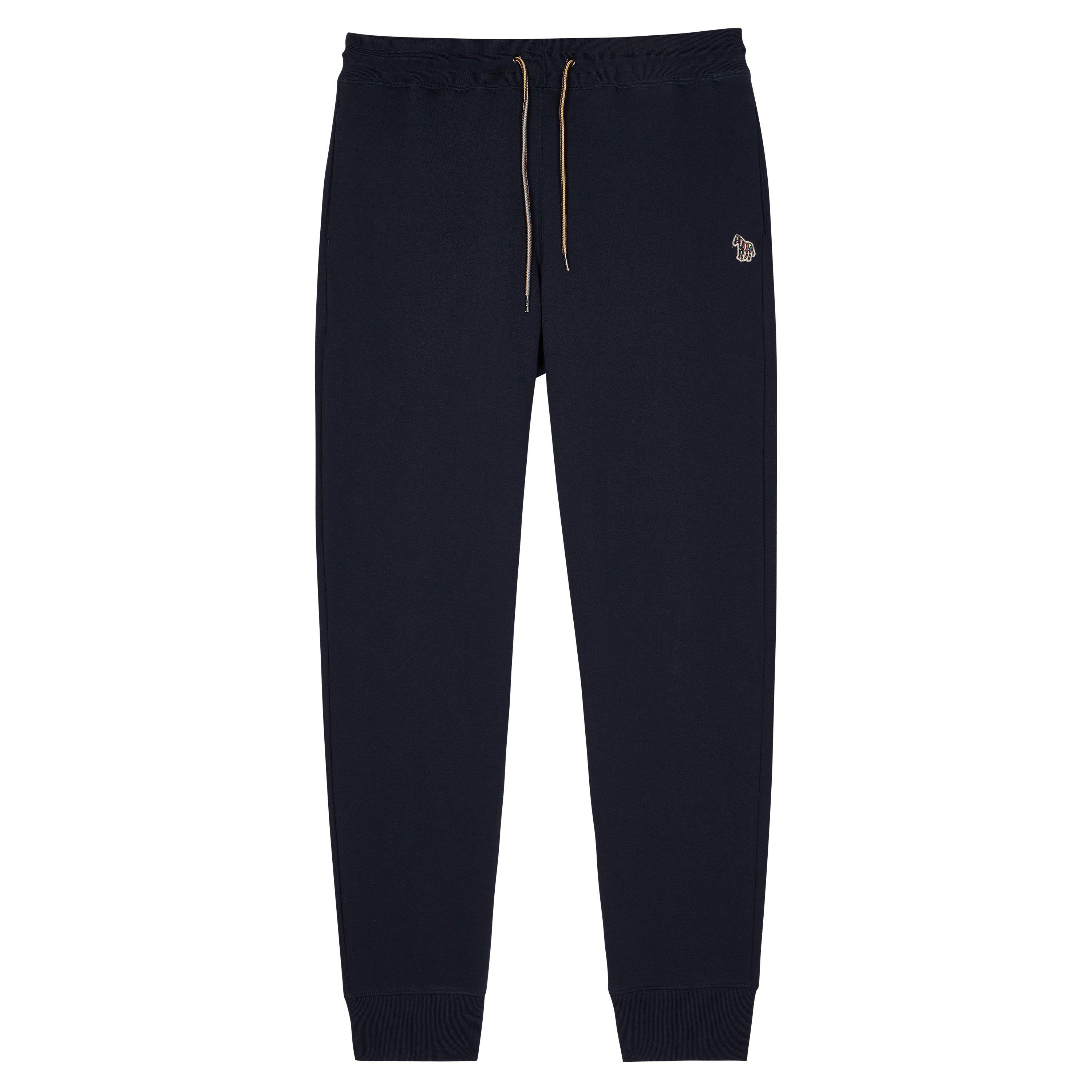 Navy 49 - PS Paul Smith - Men's Zebra Jogger Trousers - 1