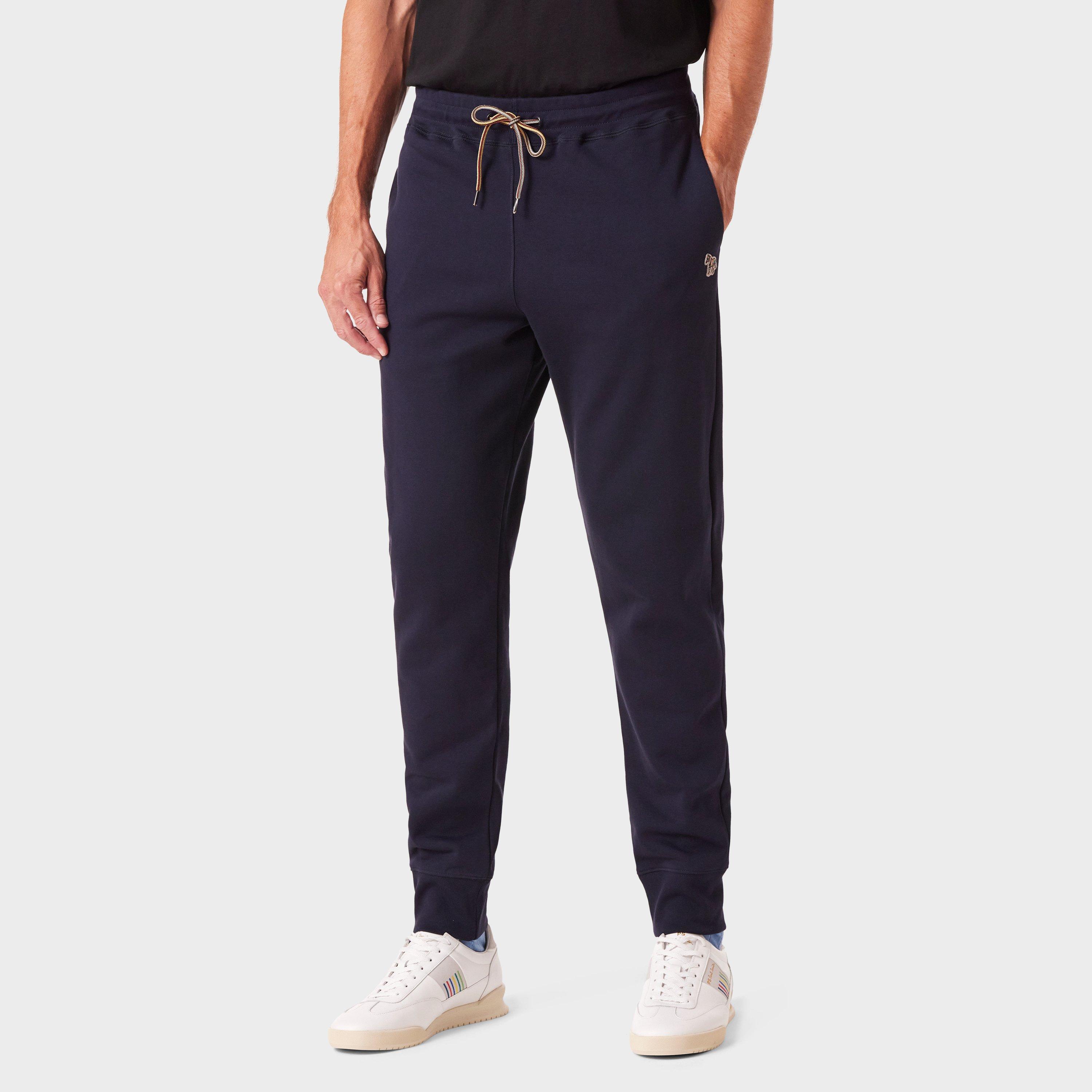 Navy 49 - PS Paul Smith - Men's Zebra Jogger Trousers - 3