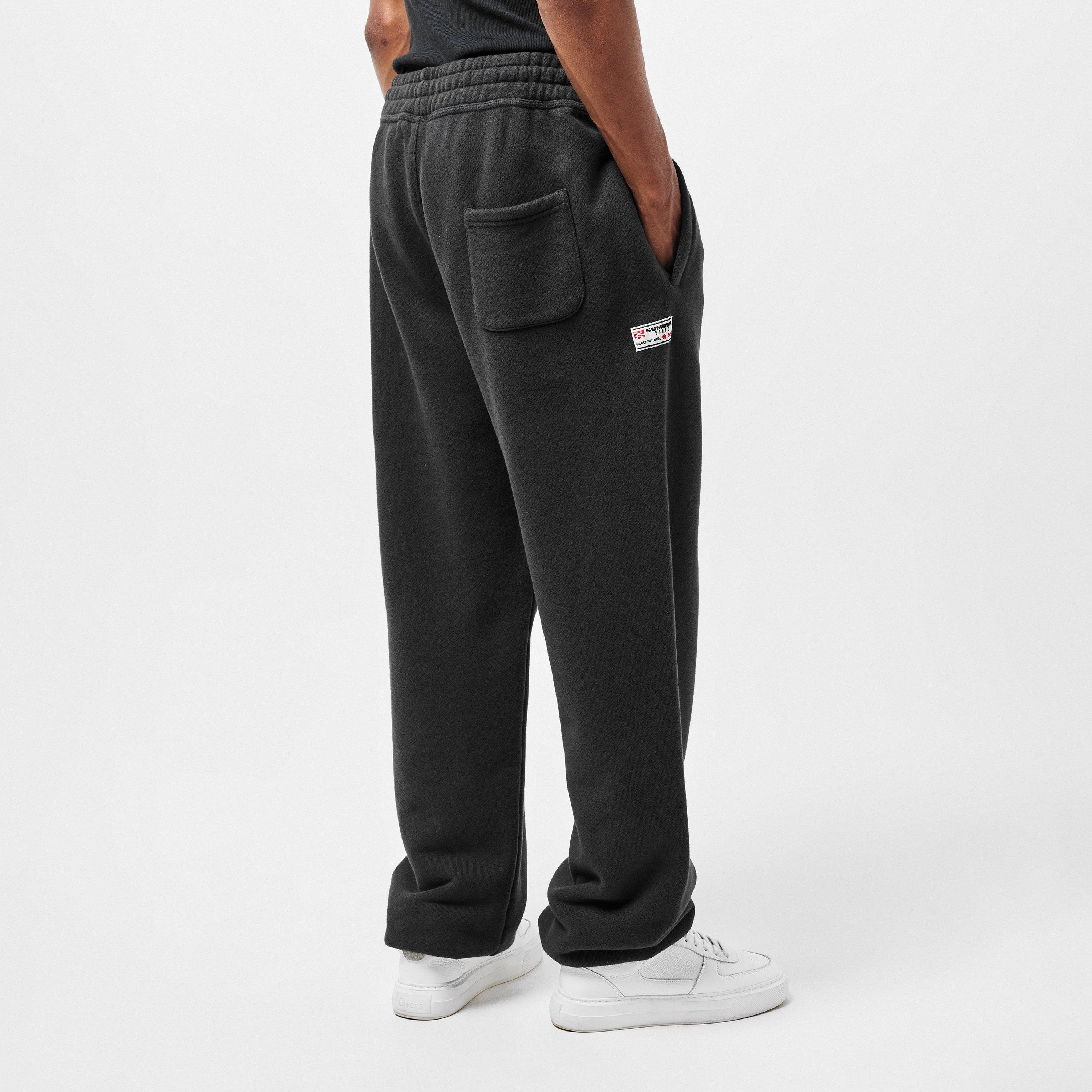 Jet Black - Summer Games - Men's Logo Closed Hem Fleece Joggers - 4