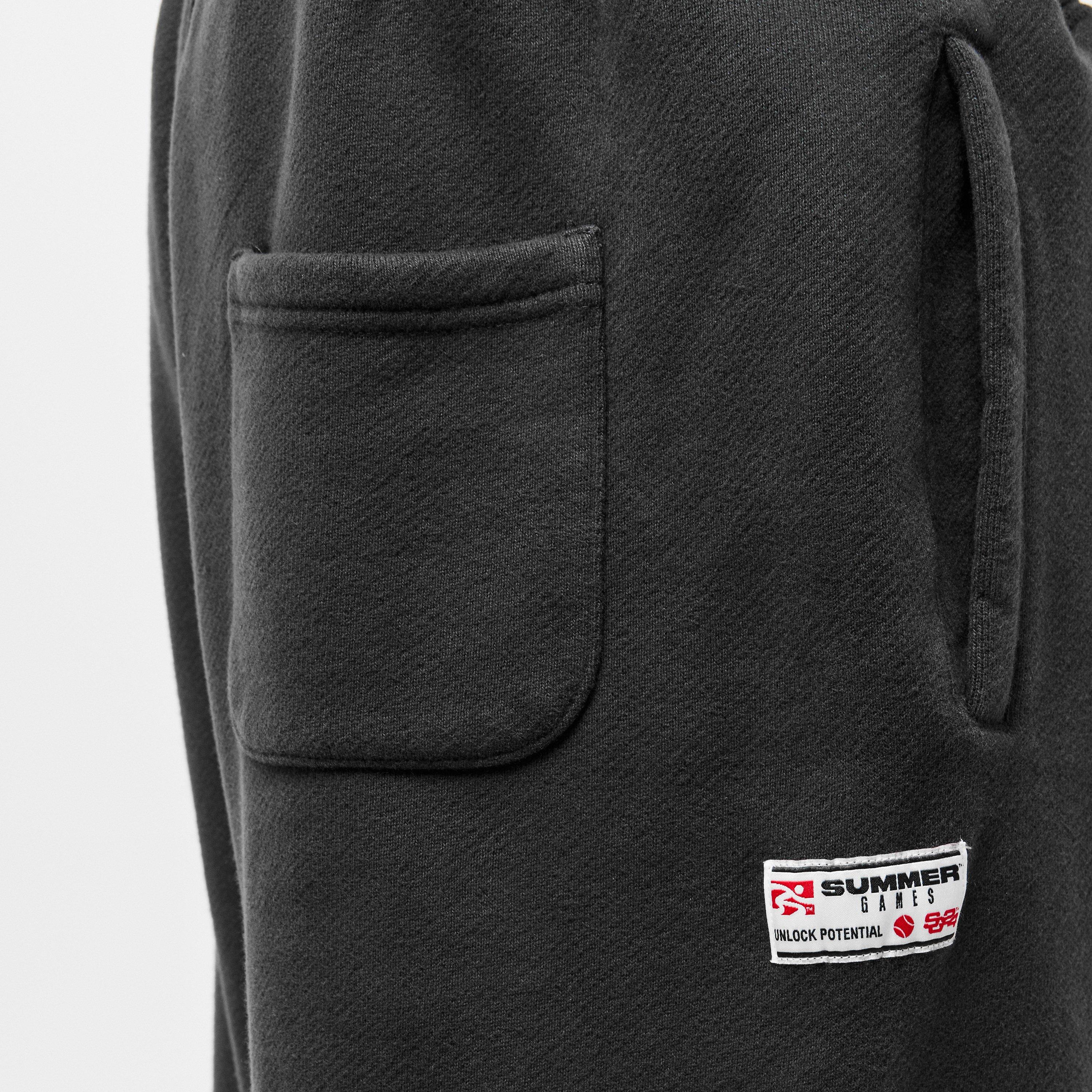 Jet Black - Summer Games - Men's Logo Closed Hem Fleece Joggers - 5