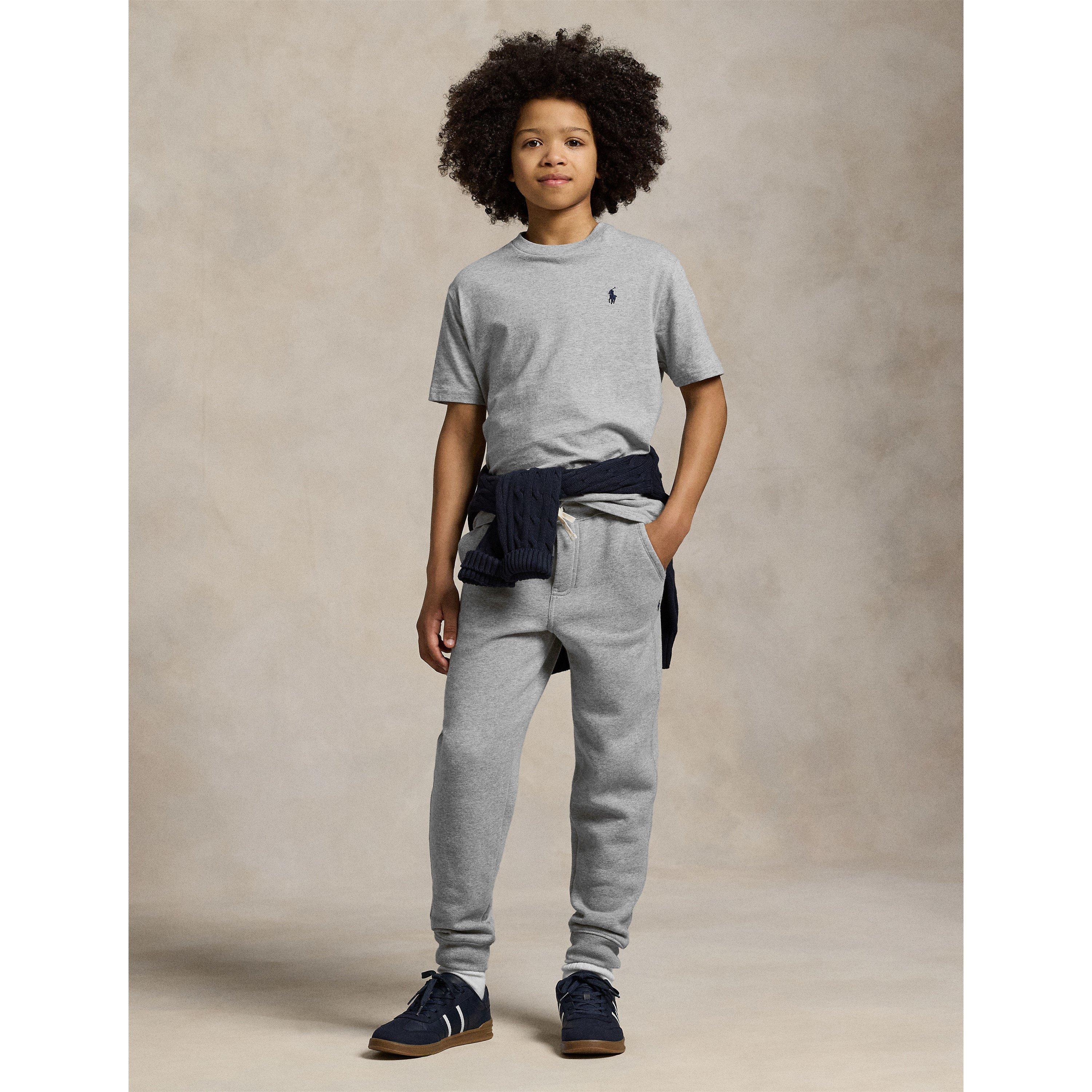  Lt Gry Sprt Ht - Polo Ralph Lauren - Boys' Fleece Jogging Bottoms - 6
