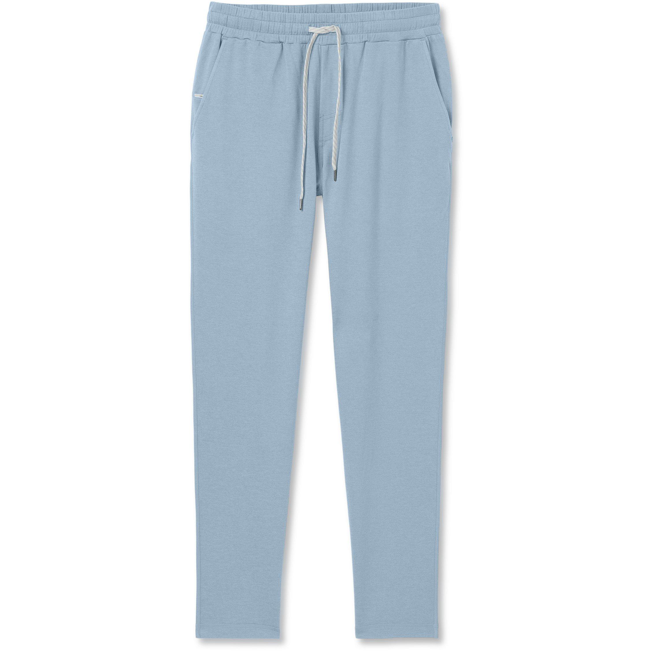 Grey - Vuori - Men's Ponto Closed Hem Fleece Joggers - 1