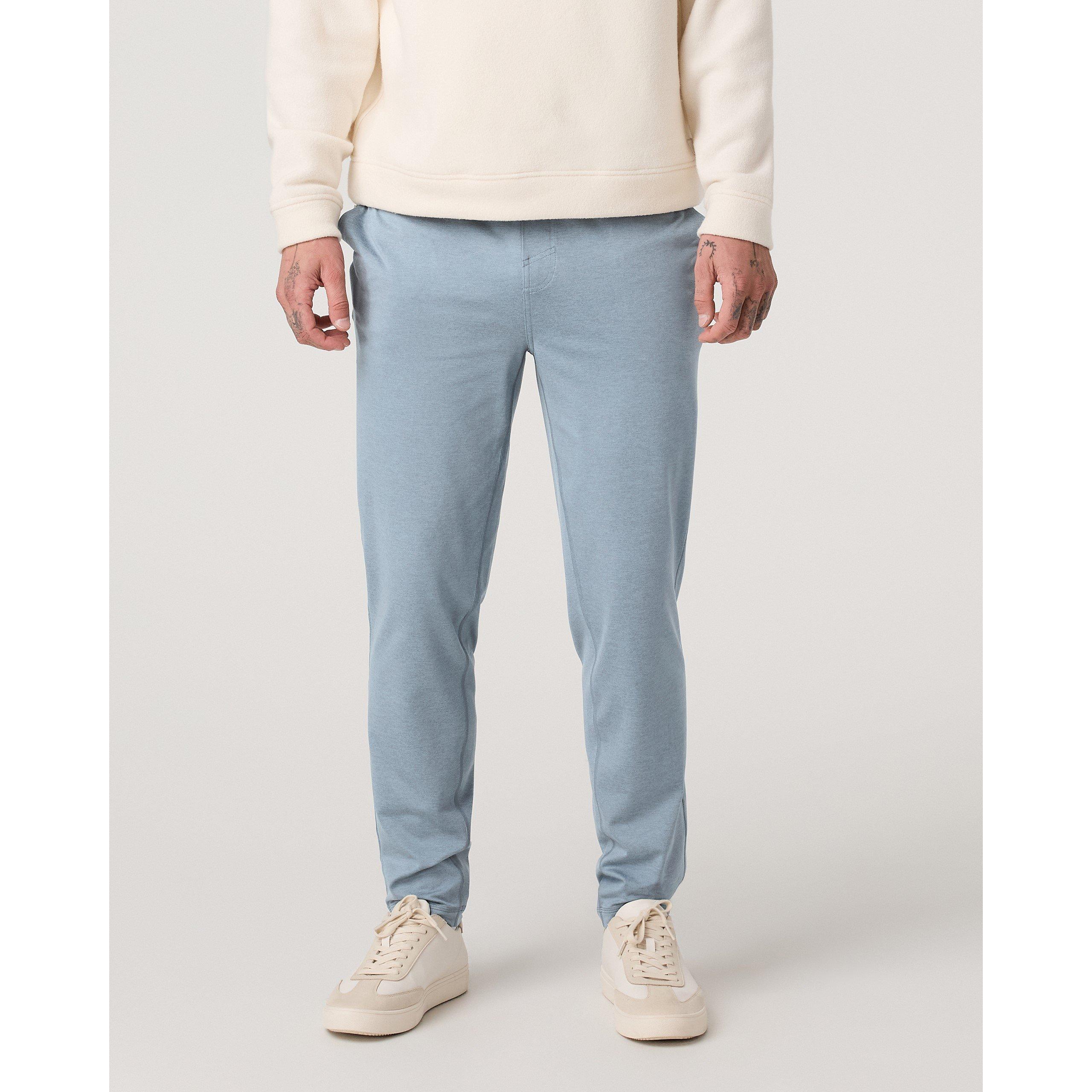 Grey - Vuori - Men's Ponto Closed Hem Fleece Joggers - 2