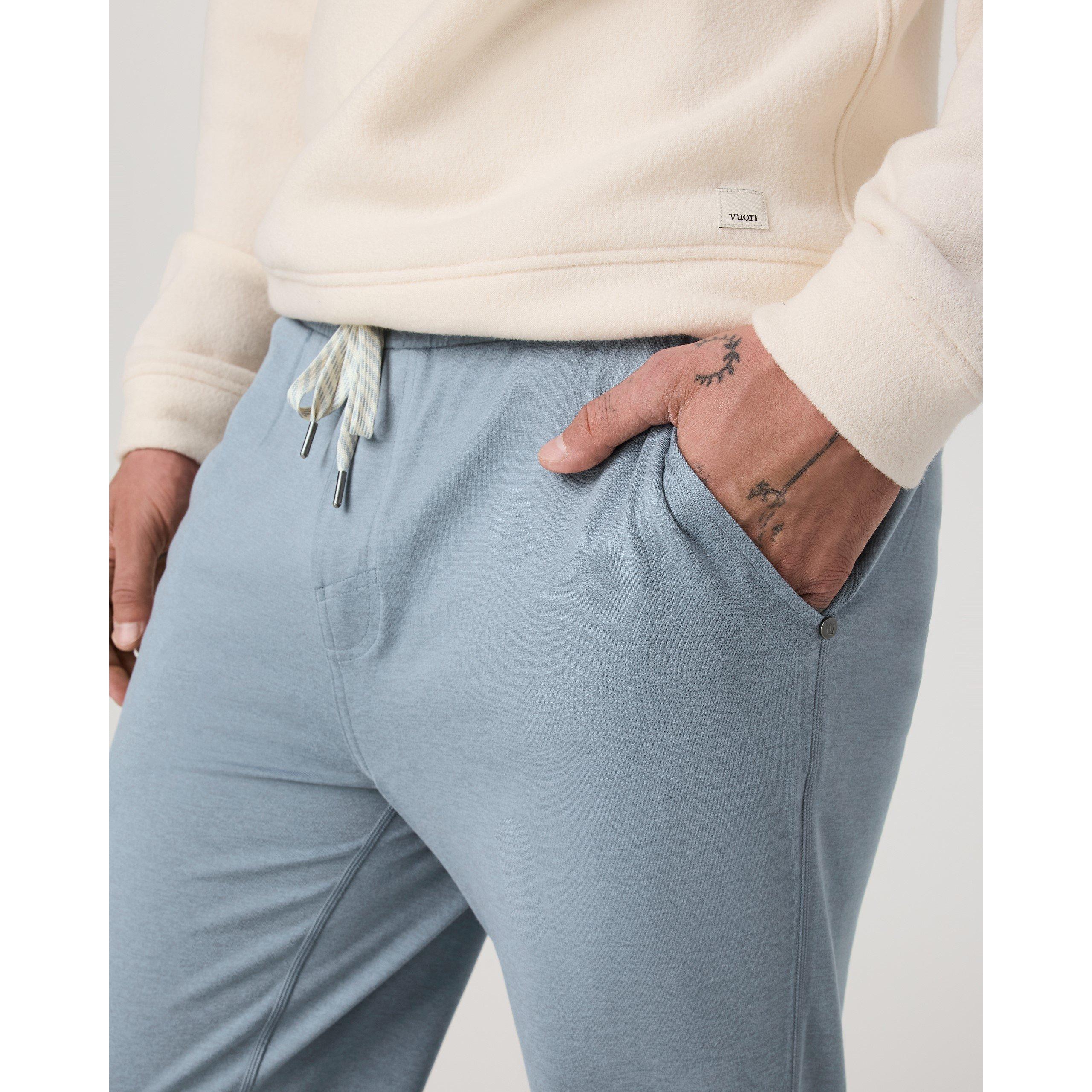 Grey - Vuori - Men's Ponto Closed Hem Fleece Joggers - 5