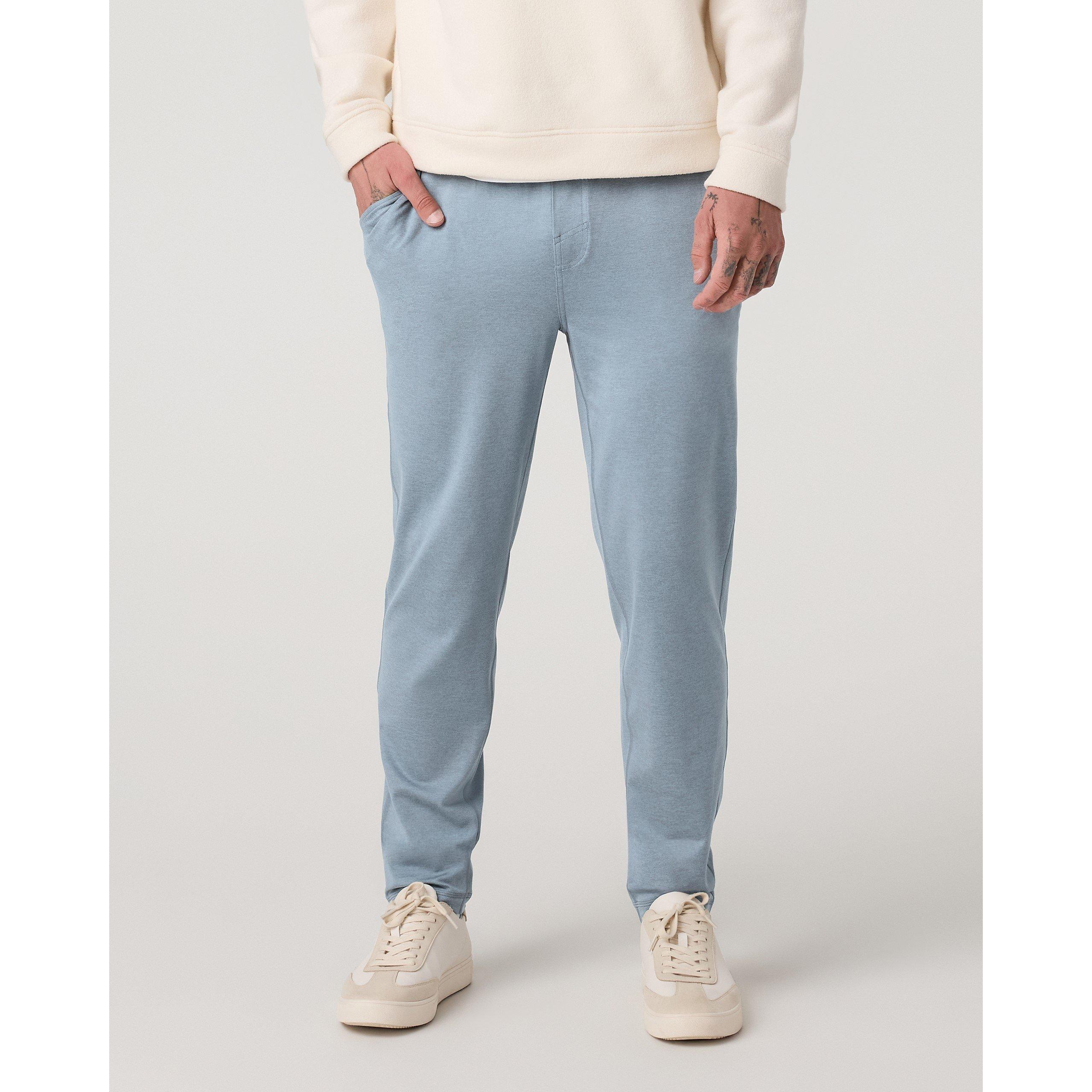 Grey - Vuori - Men's Ponto Closed Hem Fleece Joggers - 7