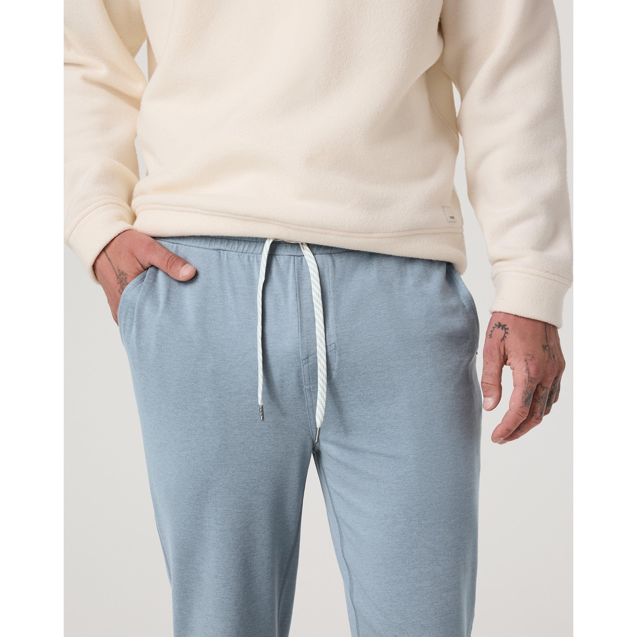 Grey - Vuori - Men's Ponto Closed Hem Fleece Joggers - 8