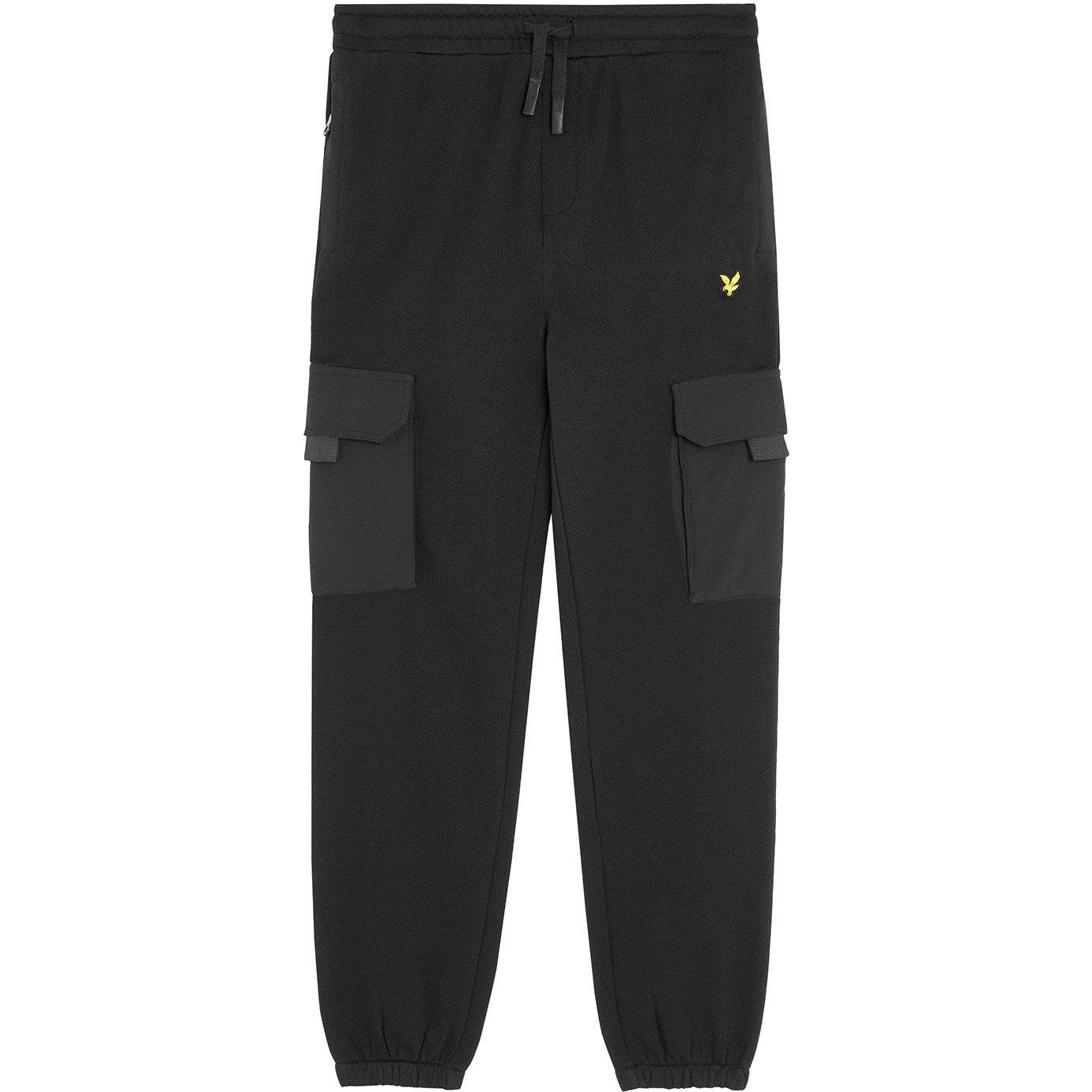 Schwarz Z865 - Lyle and Scott - Cargo Closed Hem Fleece Joggers - 3