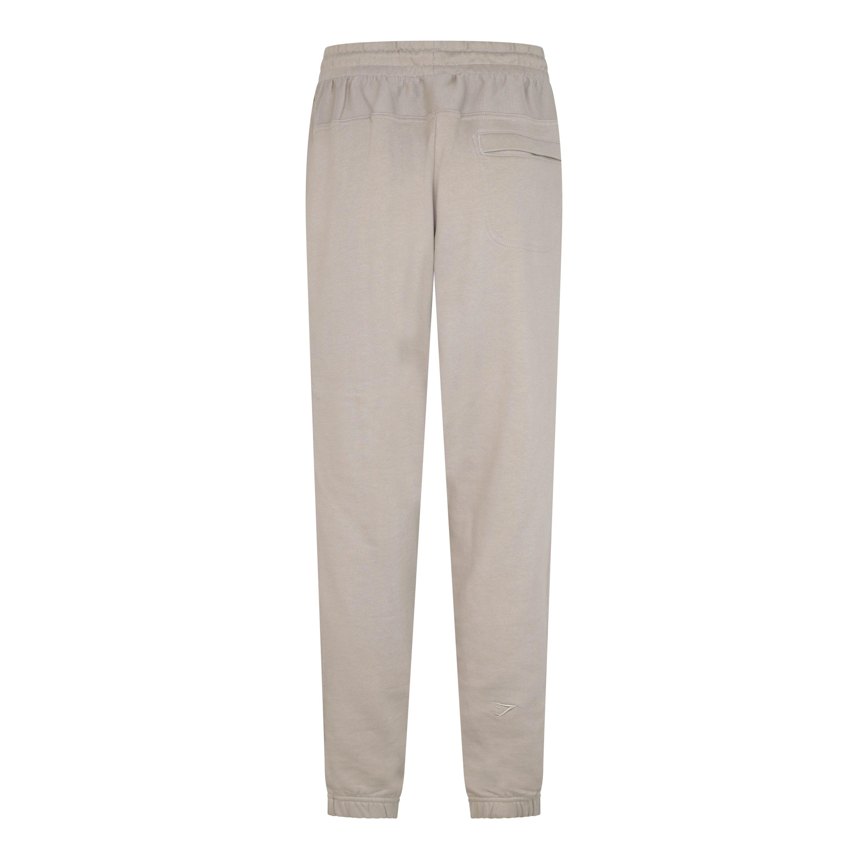 Gs Sand Brown - Gymshark - Men's Rest Day Essentials Cotton Mid-Rise Joggers - 2