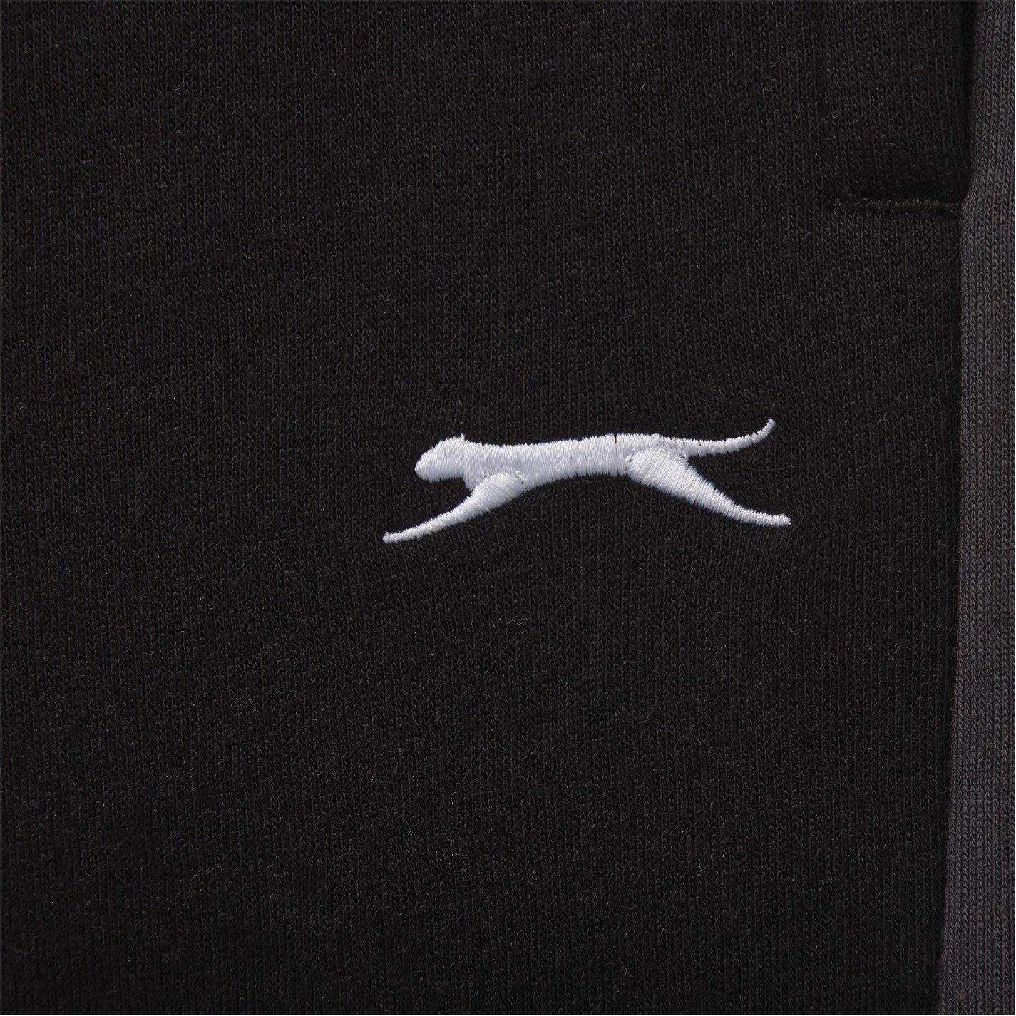 Black/Charcoal - Slazenger - Fleece Contrast Pant Mens - 4