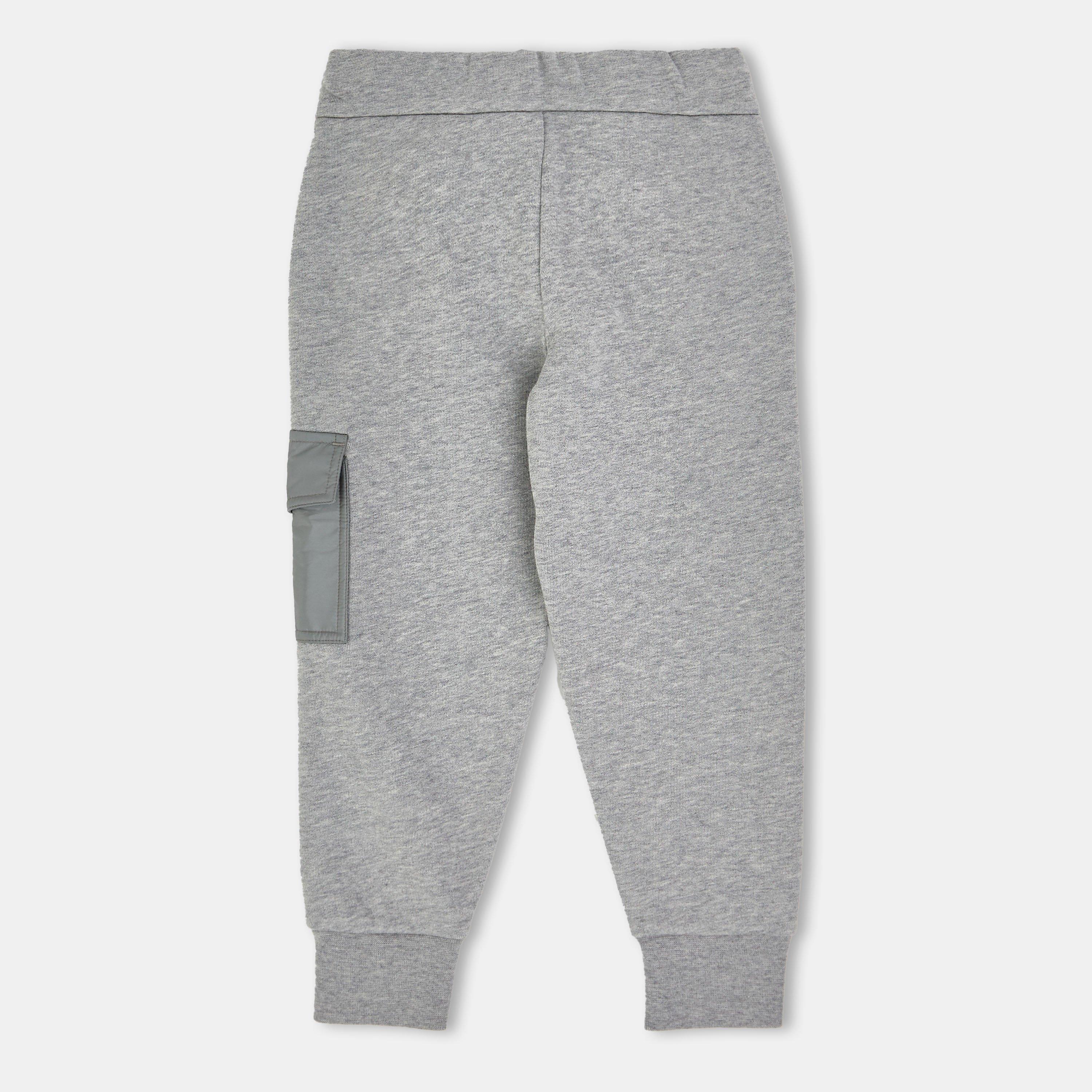 Grey 980 - Moncler - Kids Closed Hem Fleece Jogging Bottoms - 2