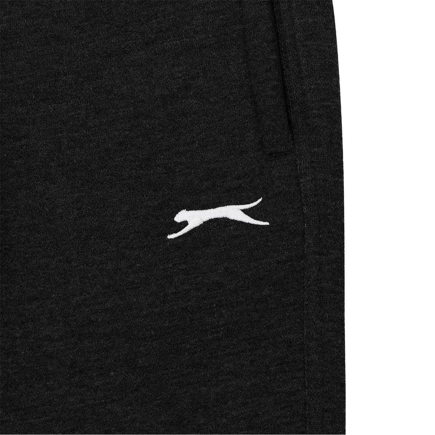 Black - Slazenger - Hem Fleece Pants Junior - 3