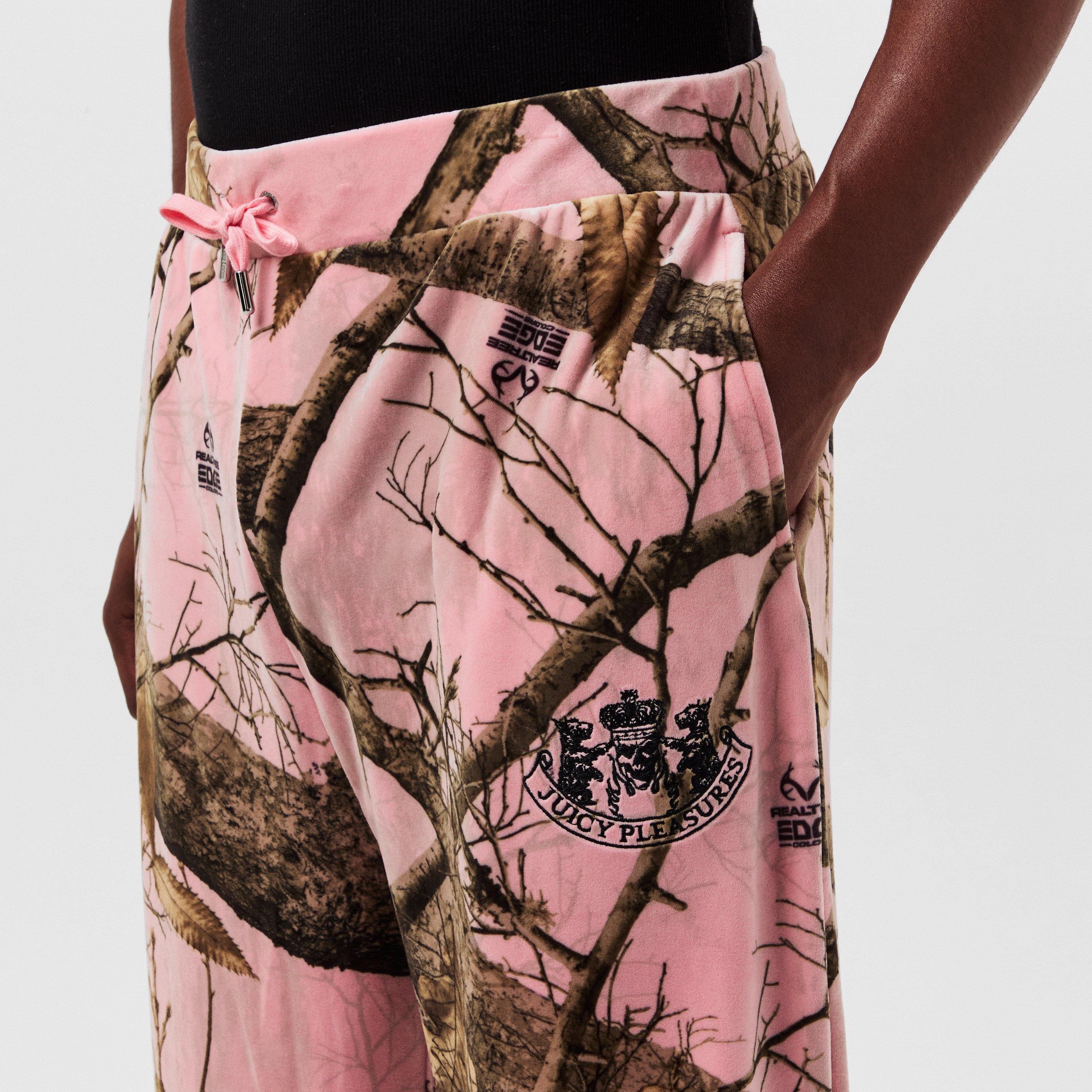 Pink Edge - Pleasures - X Juicy Couture Realtree Velour Track Pants - 5