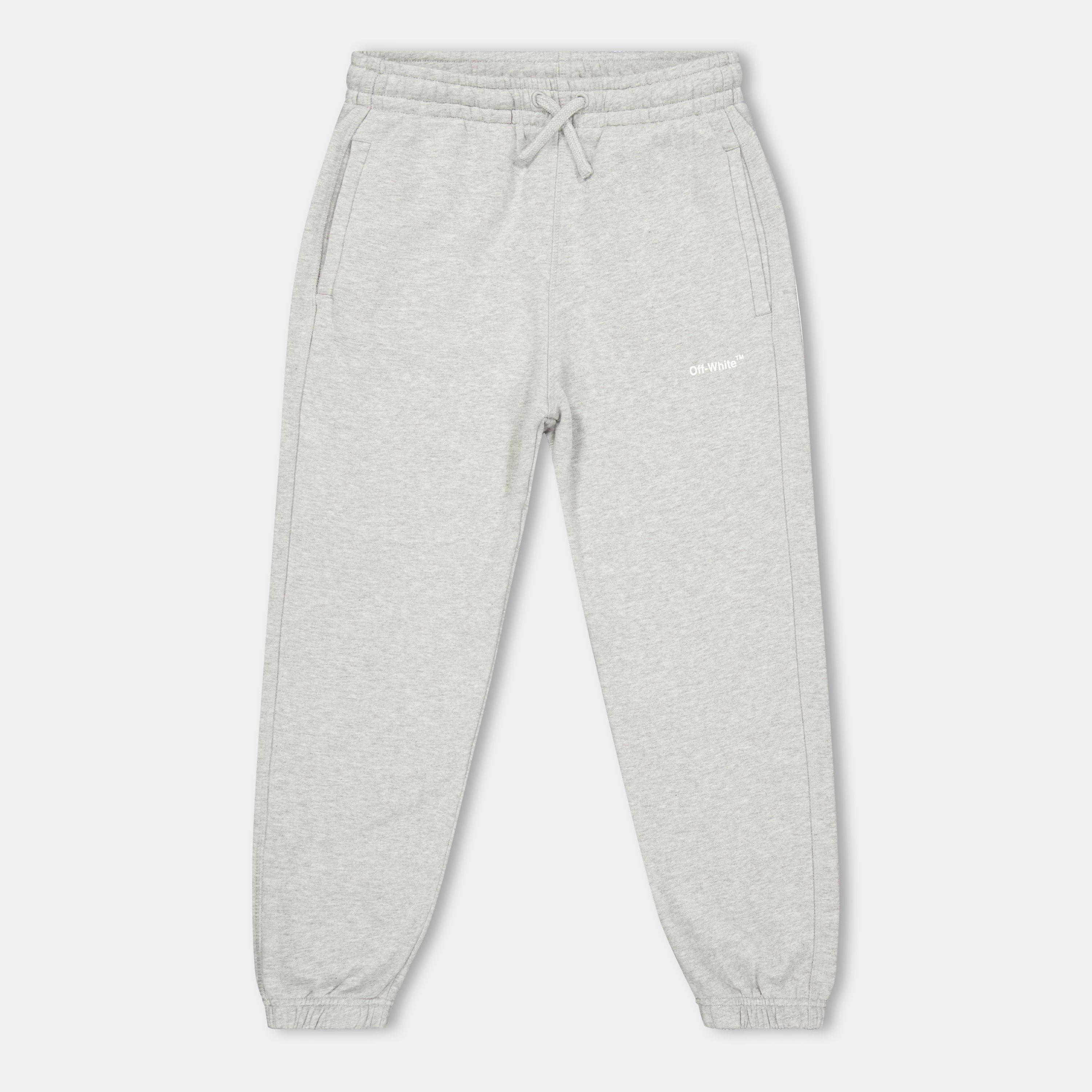 Grey Multi - Off White - Kids' Cuffed Fleece Joggers - 1