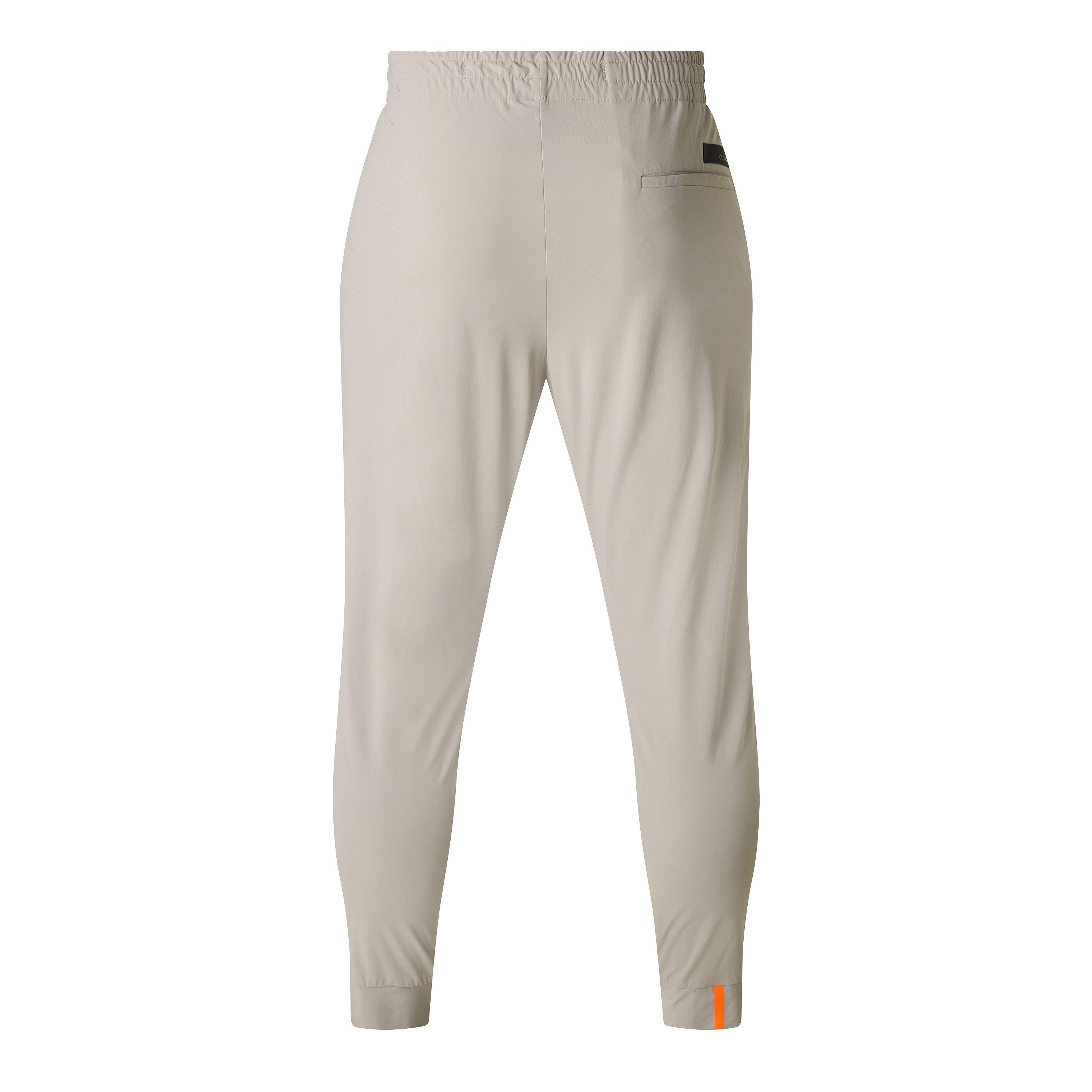 White/Sand - Roberto Ricci Designs - Men's Closed Hem Fleece Joggers - 2