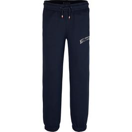 Tommy Hilfiger Kids' Script Closed Hem Fleece Joggers