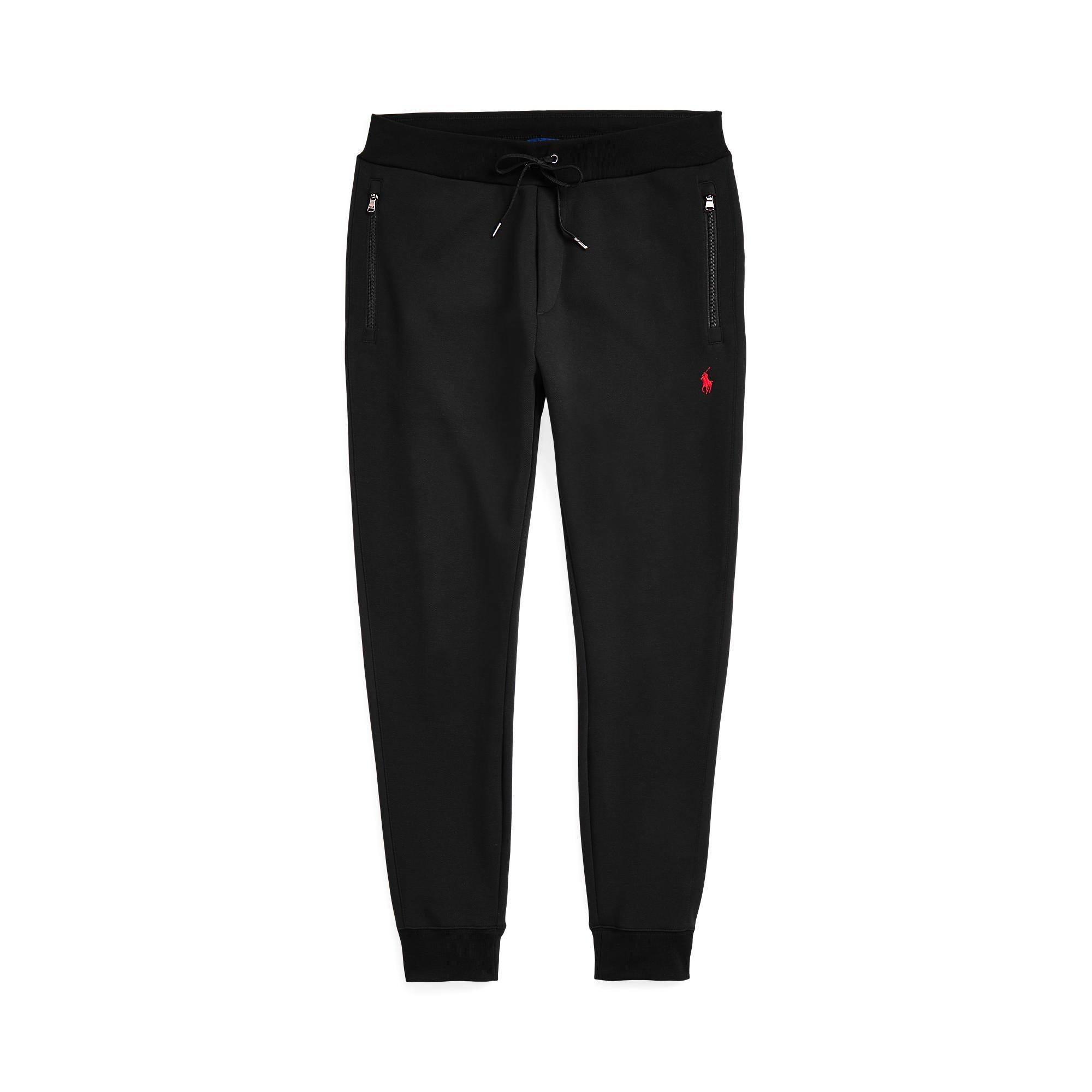 Polo Ralph Lauren Men's Polo Black Closed Hem Fleece Joggers - XL