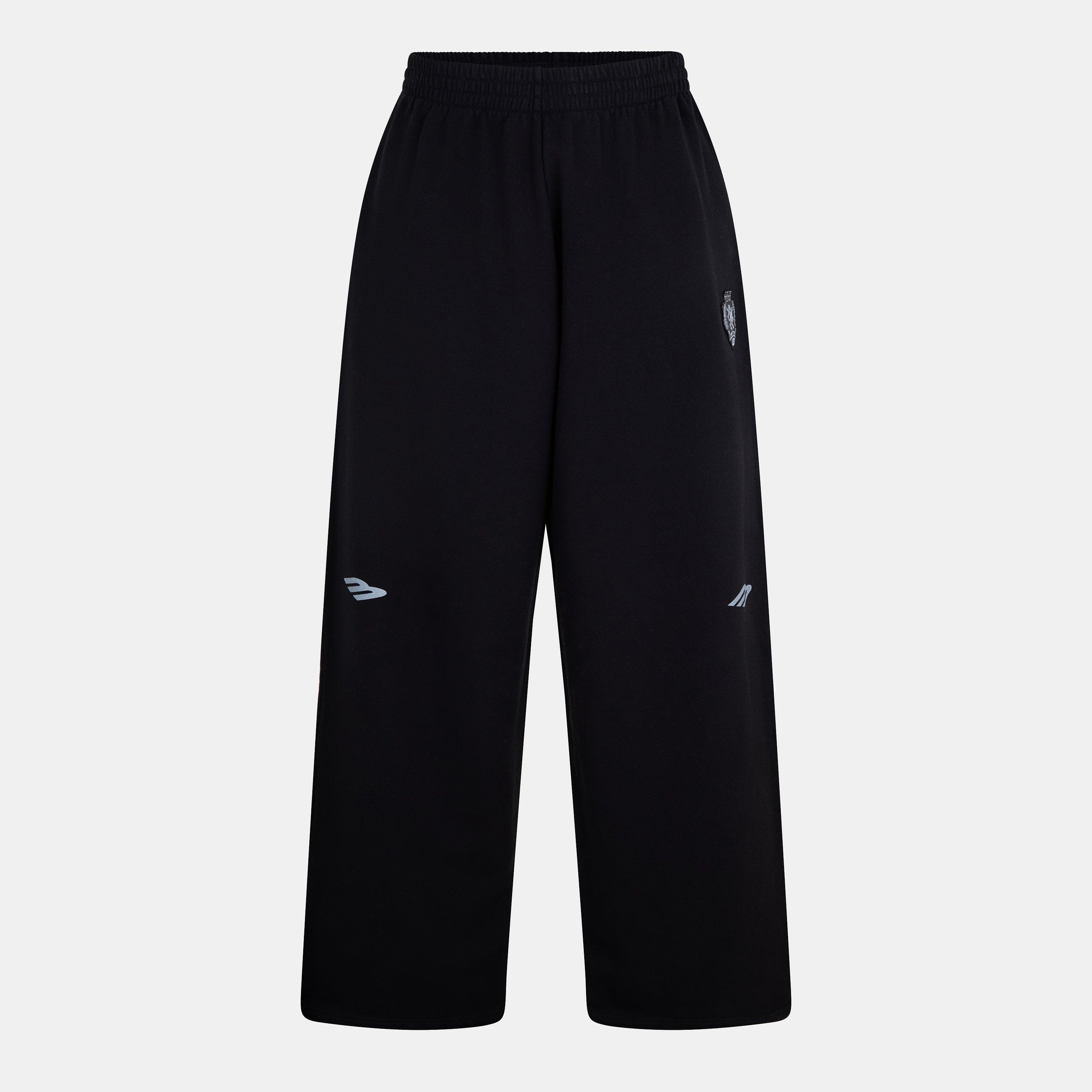Black/Anthracit - Balenciaga - Men's Bal Baggy Closed Hem Fleece Joggers - 1