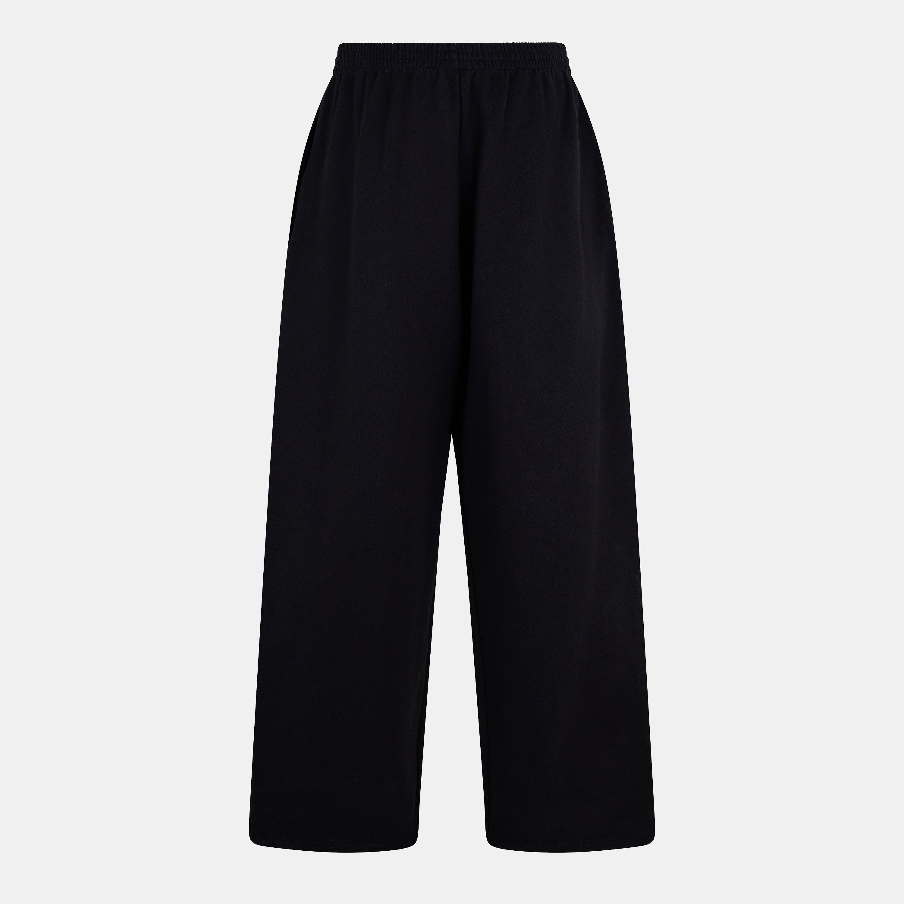 Black/Anthracit - Balenciaga - Men's Bal Baggy Closed Hem Fleece Joggers - 2