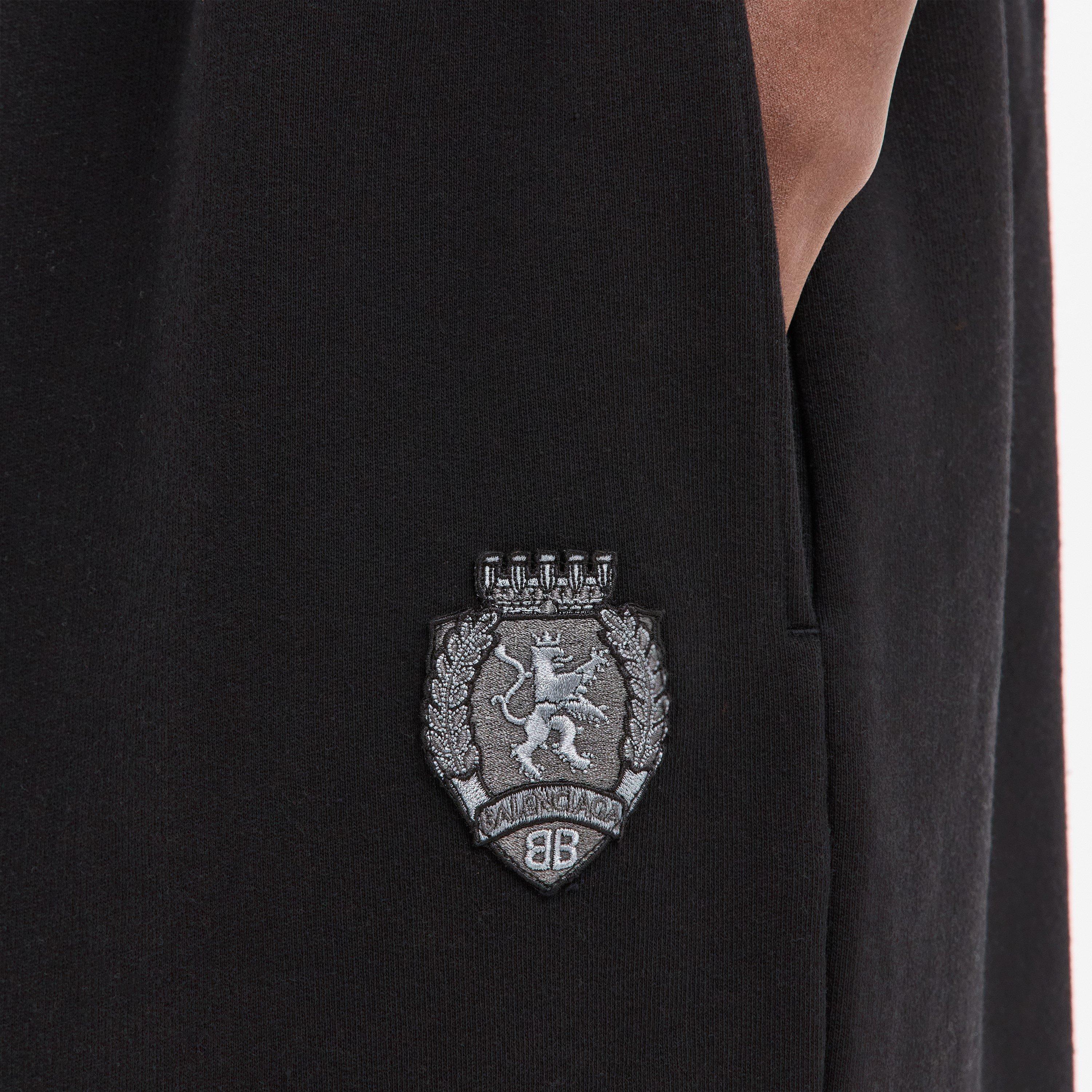 Black/Anthracit - Balenciaga - Men's Bal Baggy Closed Hem Fleece Joggers - 5