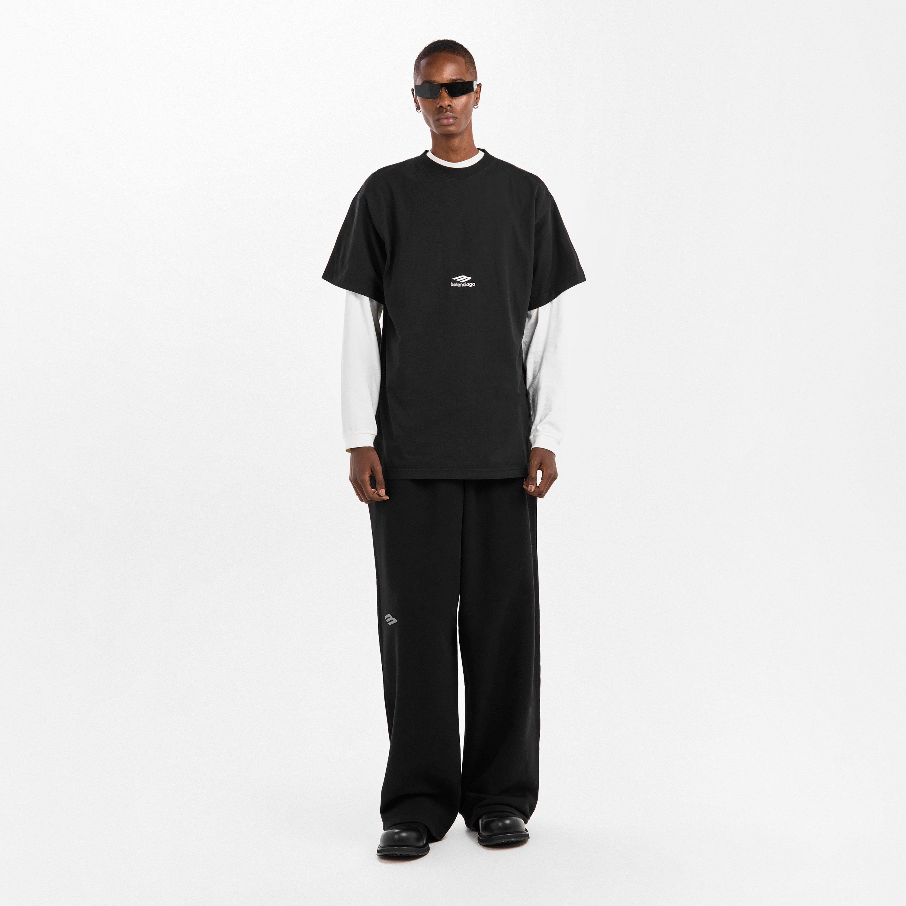 Black/Anthracit - Balenciaga - Men's Bal Baggy Closed Hem Fleece Joggers - 6