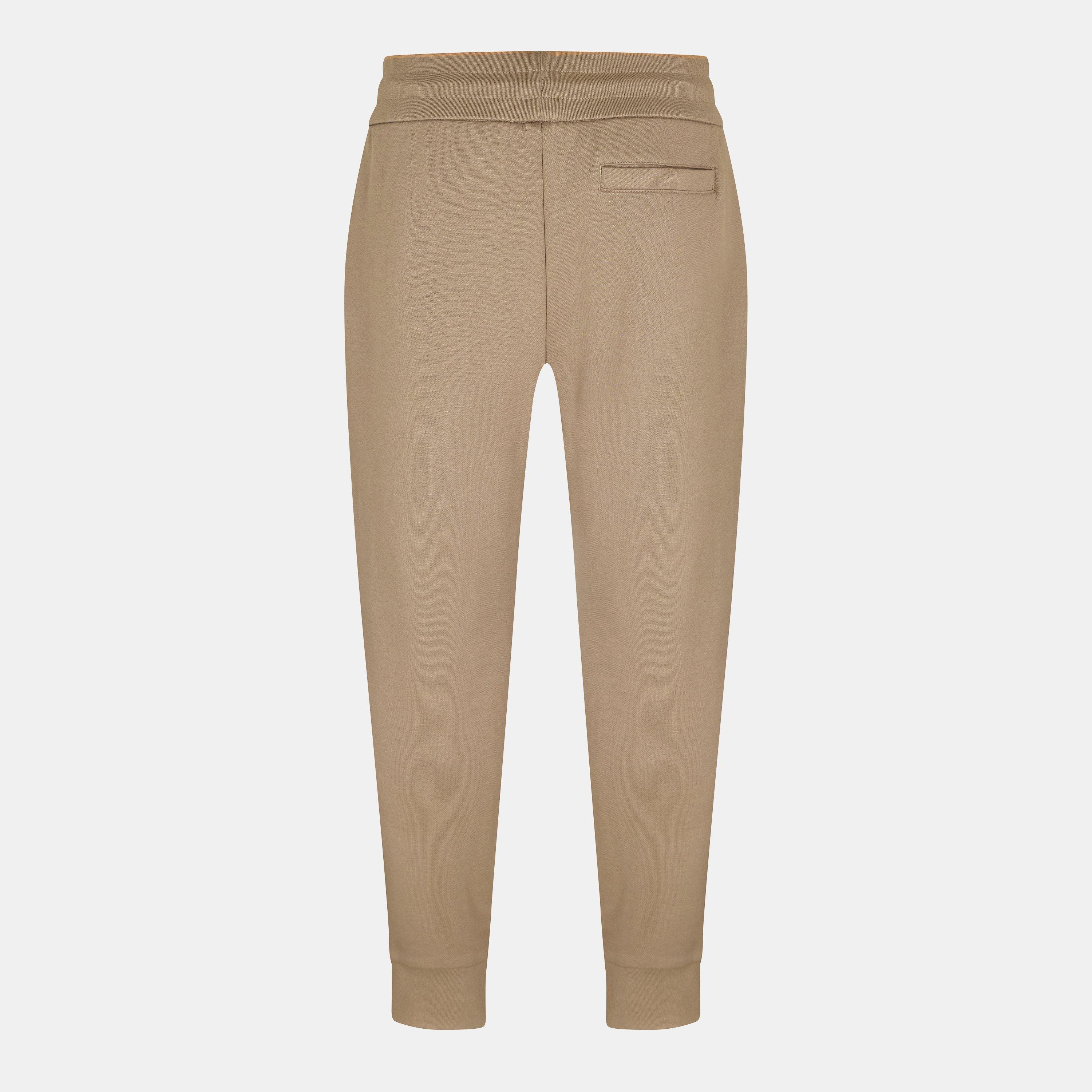 Brown - Boss - Men's Schiller Closed Hem Fleece Jogging Bottoms - 2