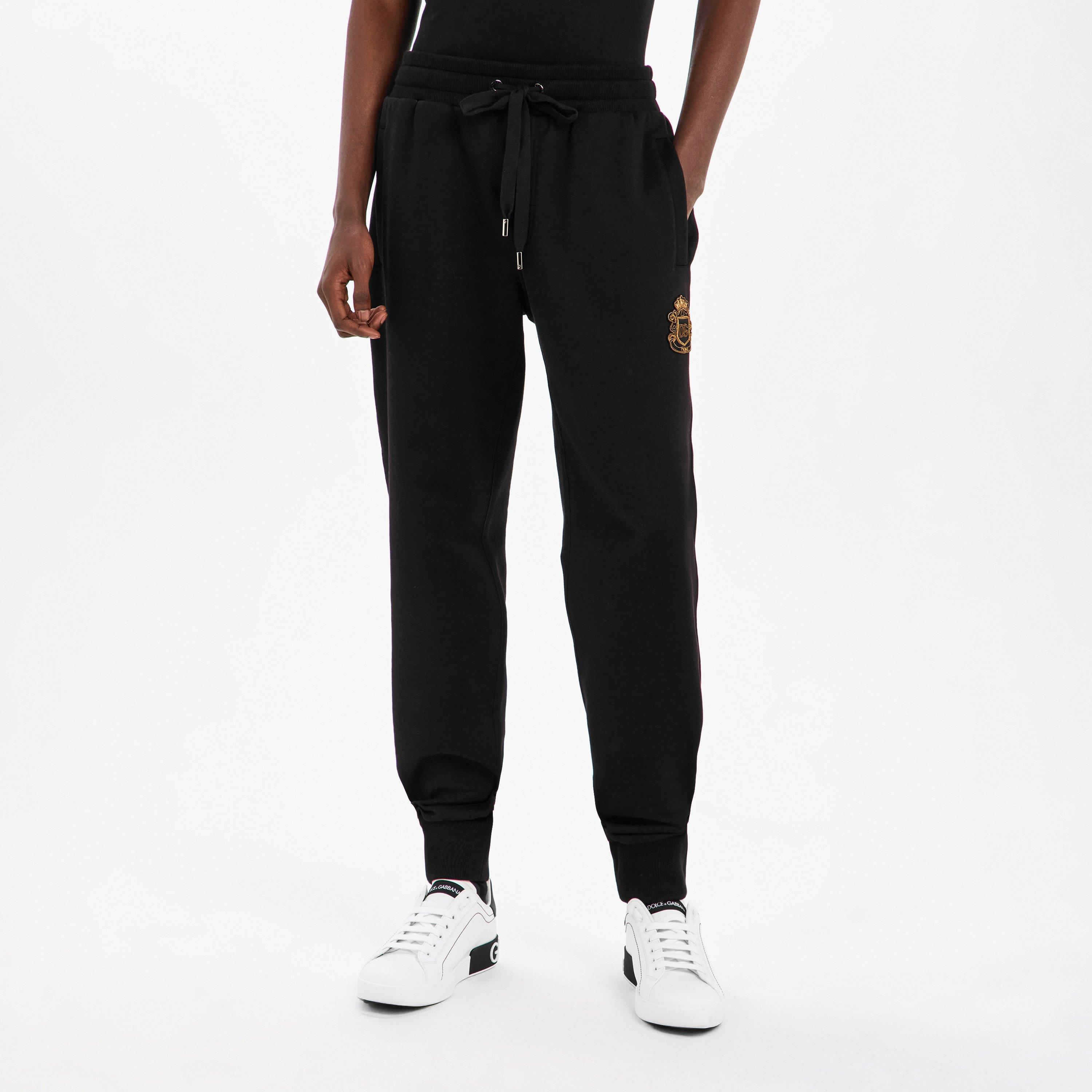 Black - Dolce and Gabbana - DG Crest Jogger Sn61 - 3
