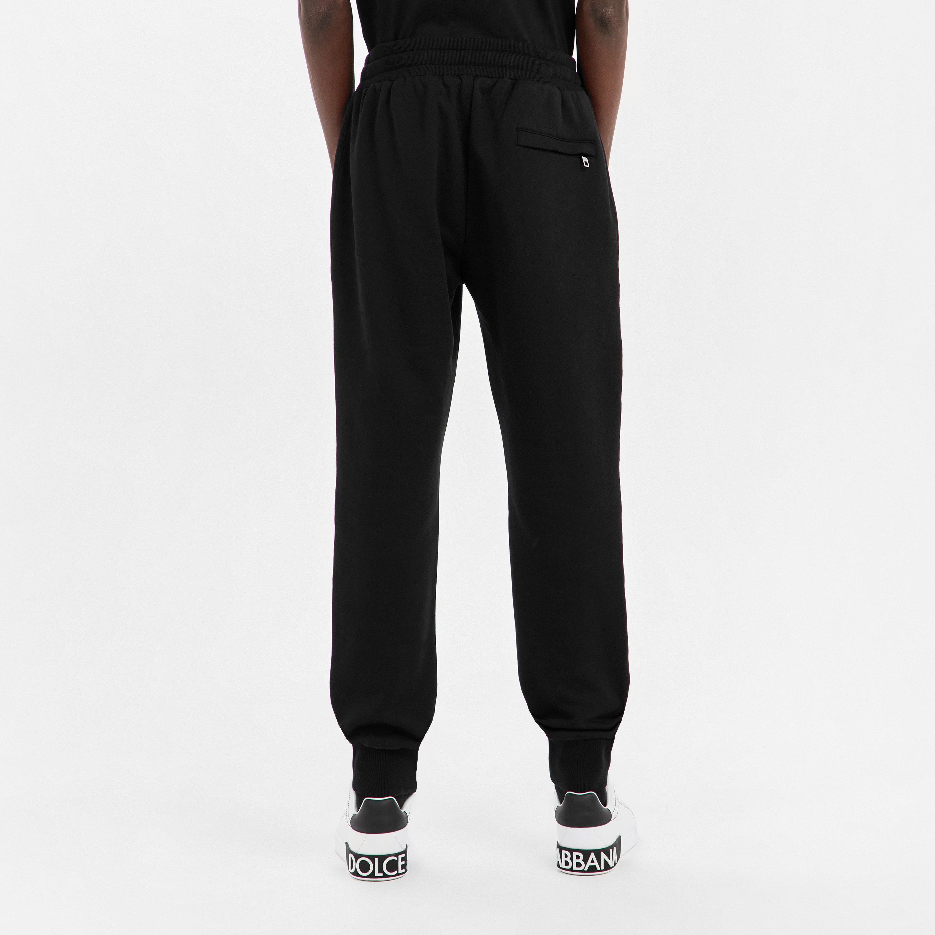 Black - Dolce and Gabbana - DG Crest Jogger Sn61 - 4