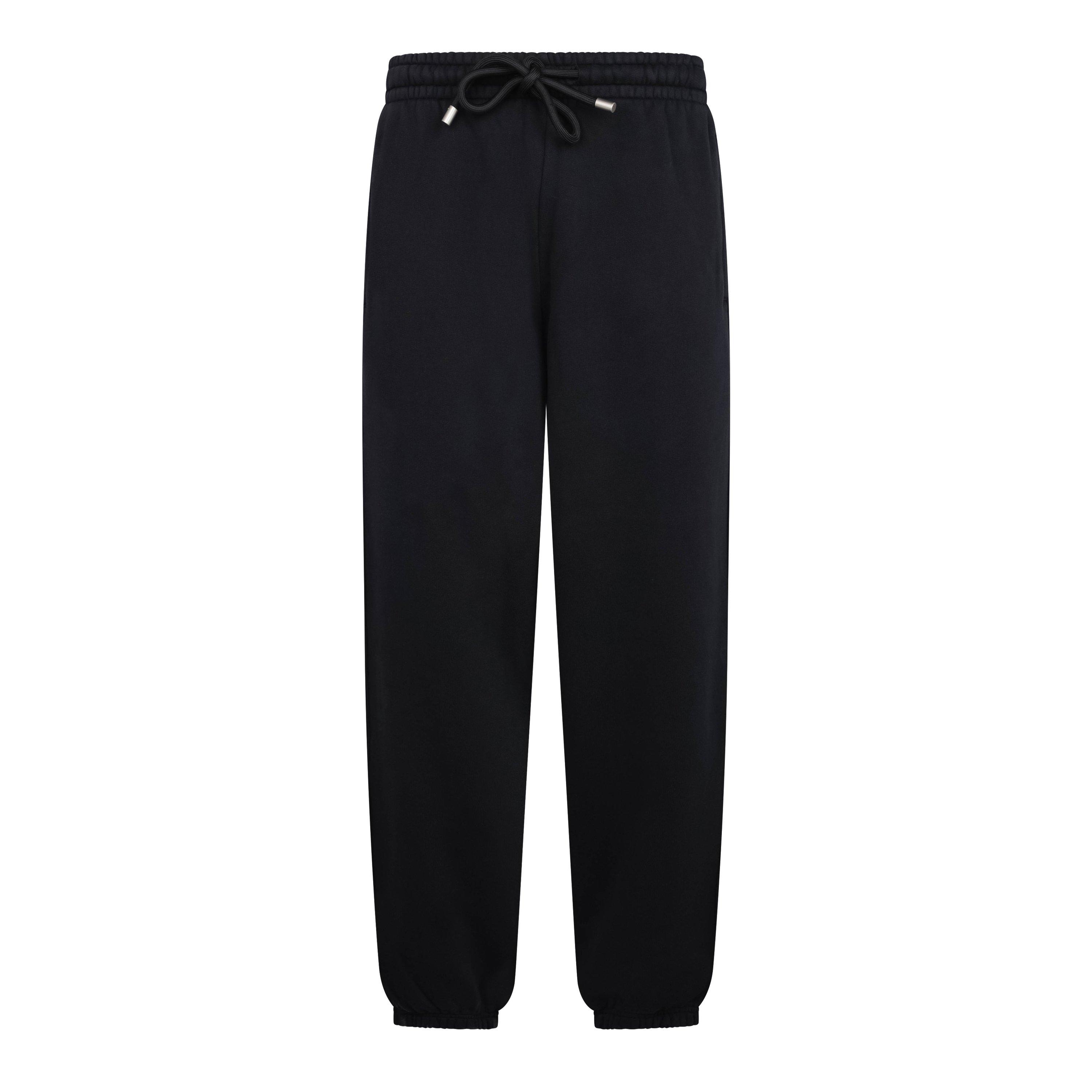 Unisex Adults Wide Leg Sweatpant Open Hem Fleece Jogging Bottoms