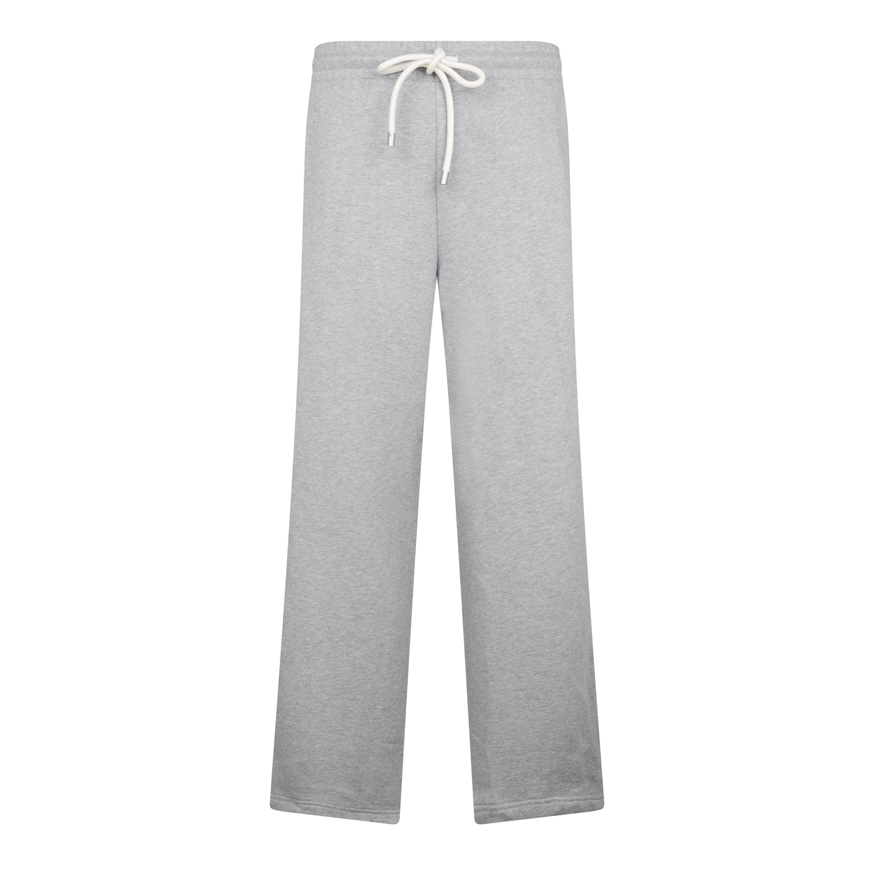 Unisex Adults Wide Leg Sweatpant Open Hem Fleece Jogging Bottoms