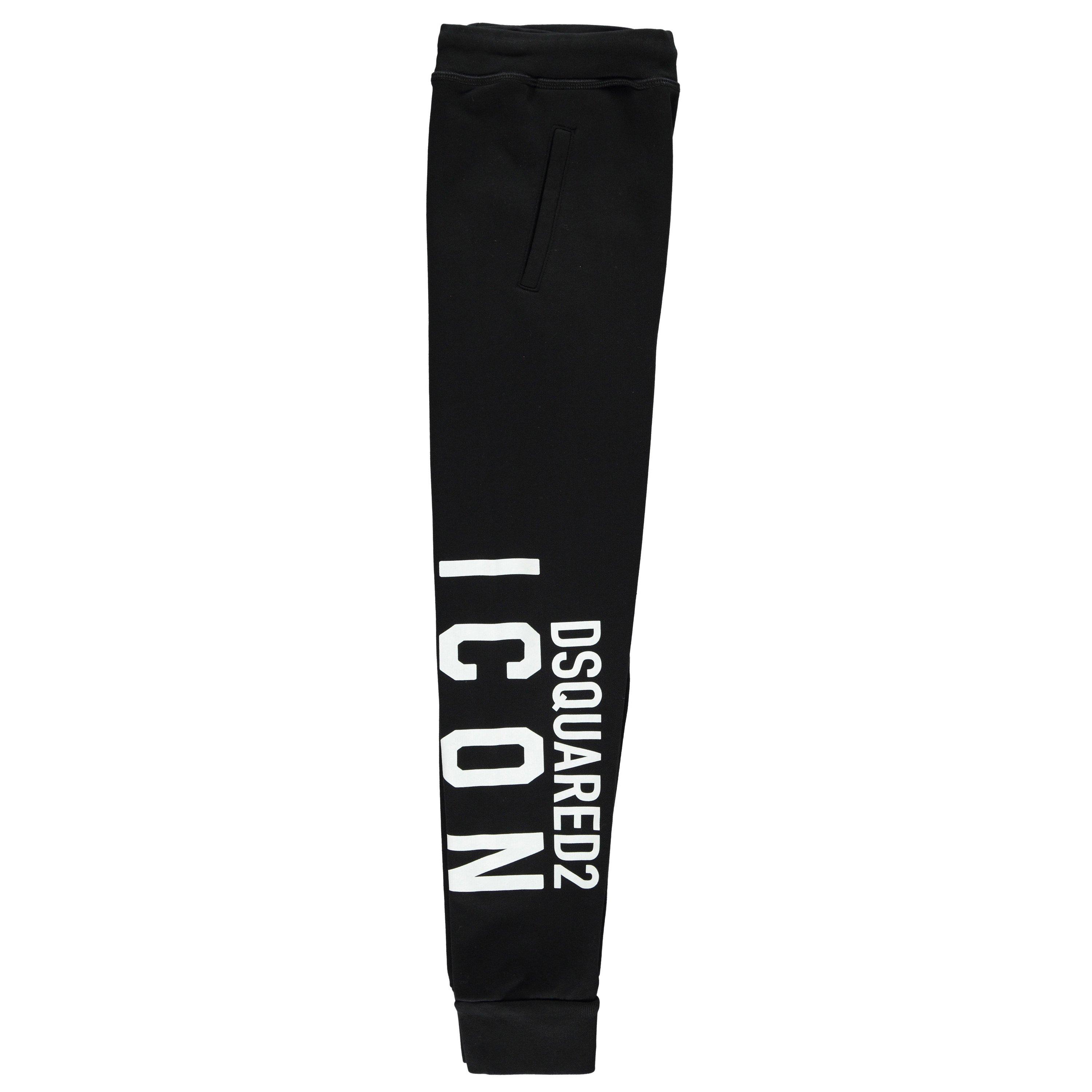 Black DQ900 - DSquared2 - Icon Logo Jogging Pants - 2