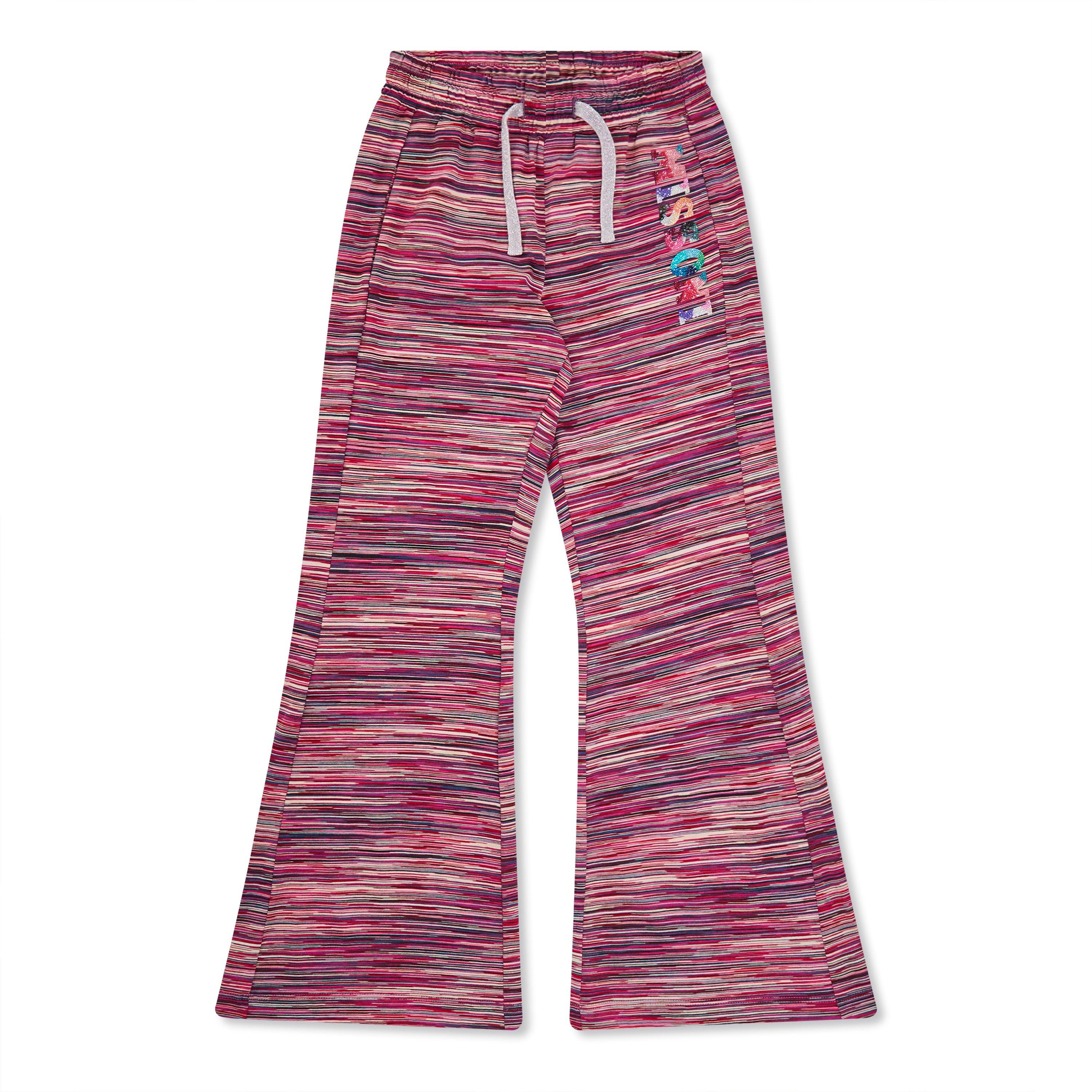 Missoni Kids' Closed Hem Fleece Joggers - Fuxia/Multi - Size 10Y