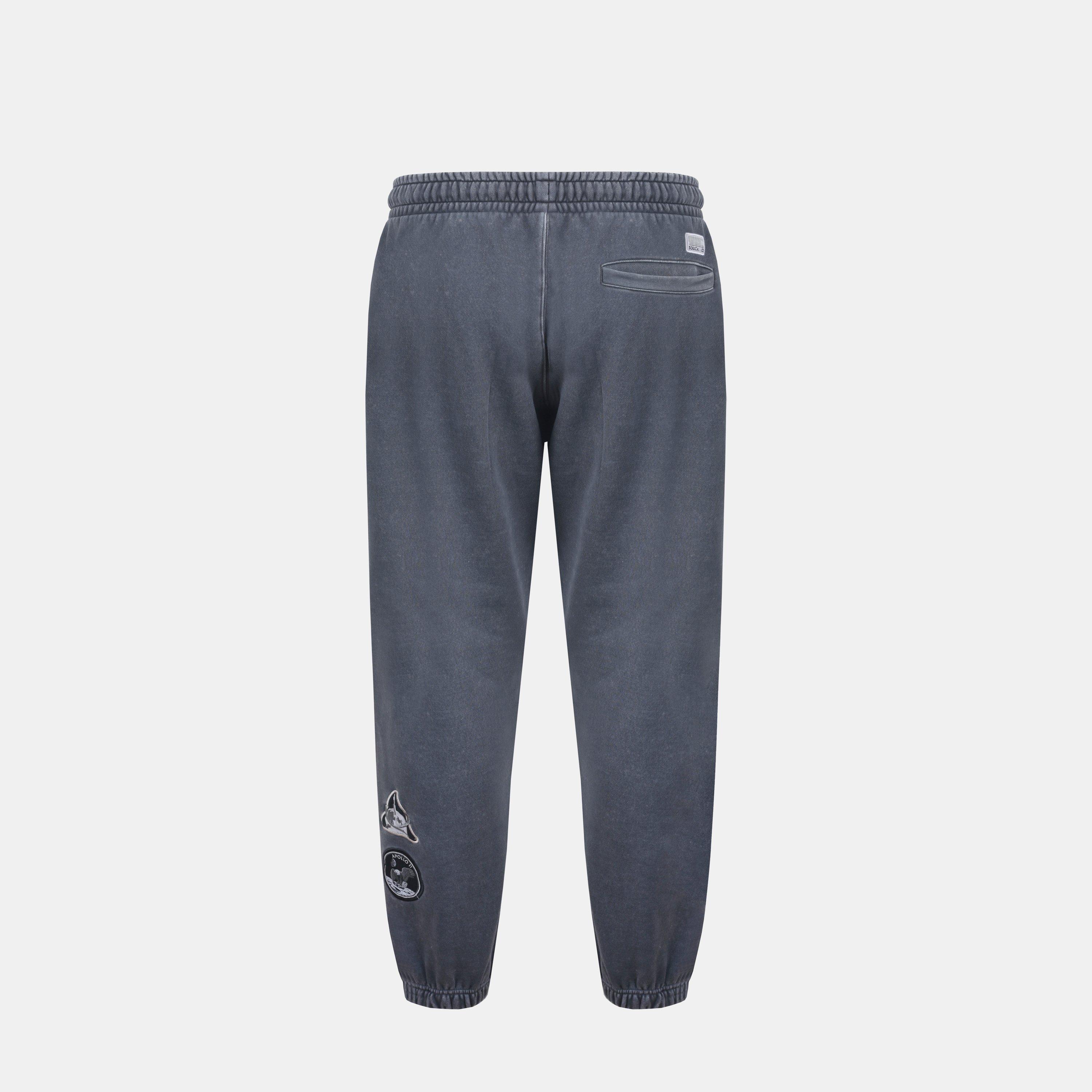 Grey - SoulCal - Soul NASA Closed Hem Fleece Joggers - 2