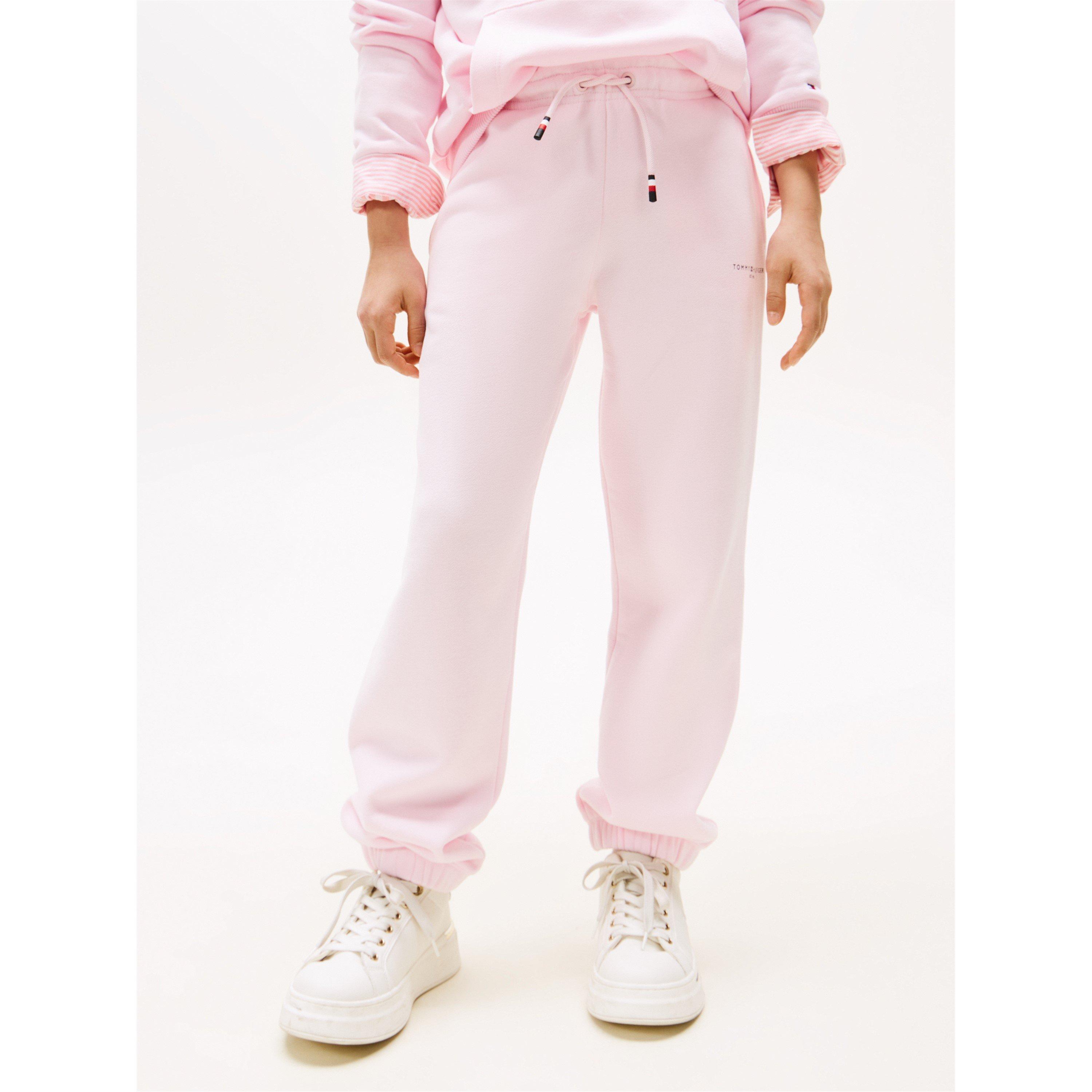 Light Pink TOG - Tommy Hilfiger - Kids' Small Logo Closed Hem Fleece Joggers - 2