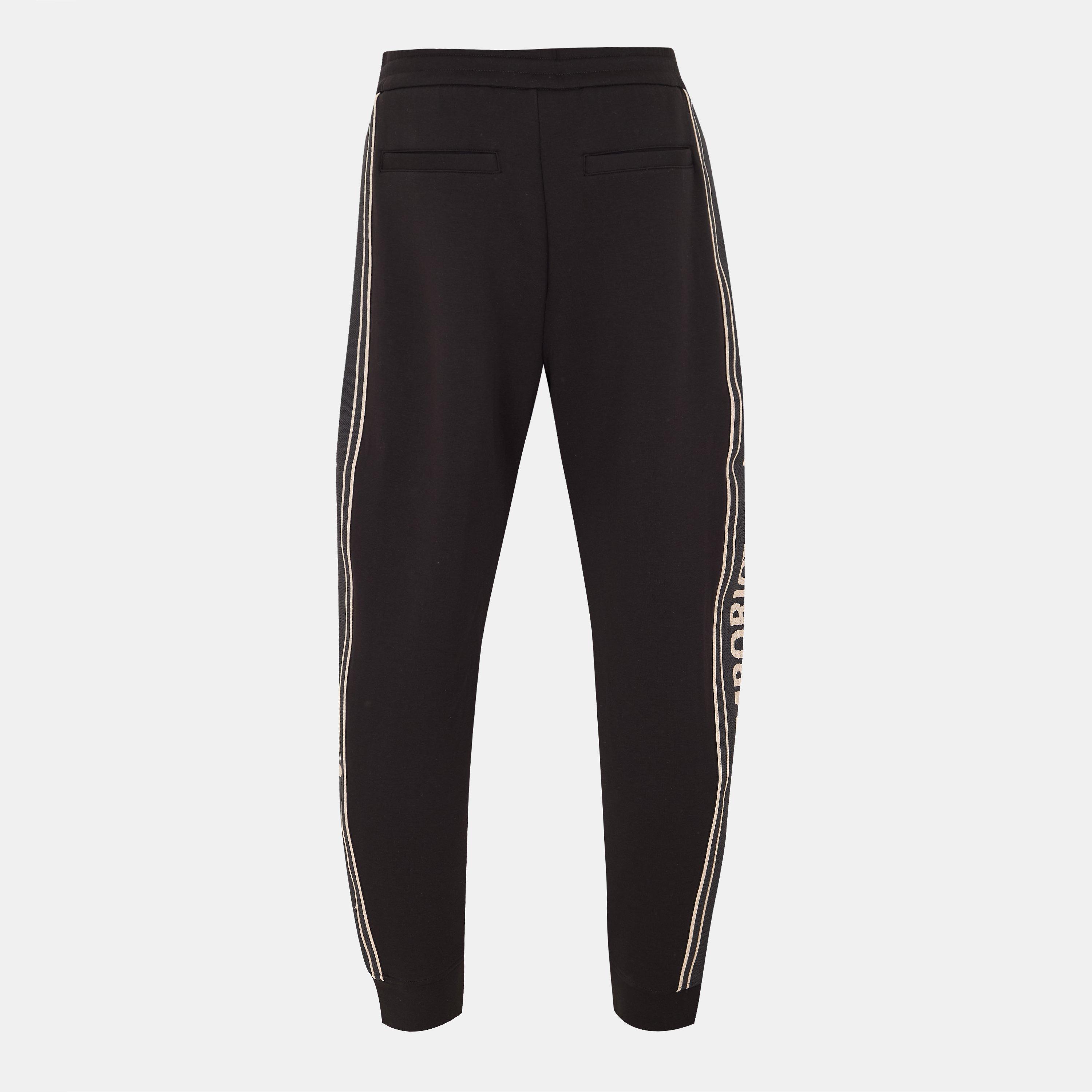 Black UC001 - Emporio Armani - Men's Closed Hem Fleece Joggers - 2
