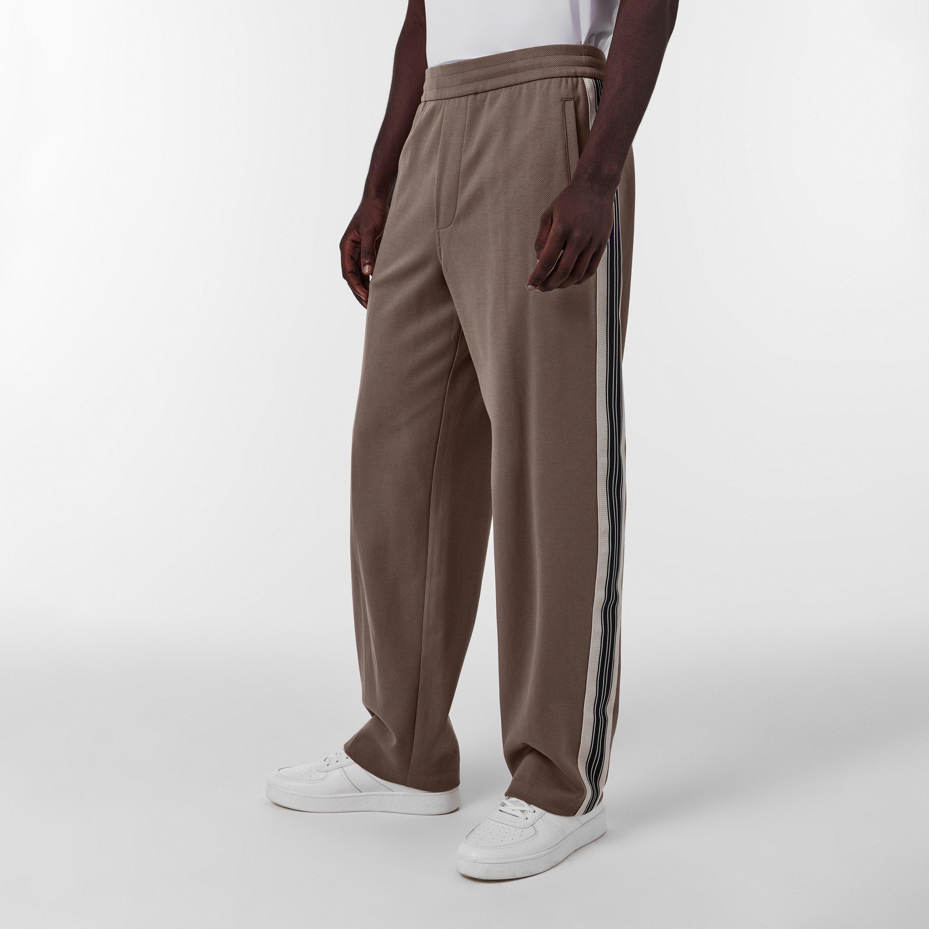 Walnut U6189 - Emporio Armani - Men's Closed Hem Fleece Joggers - 3