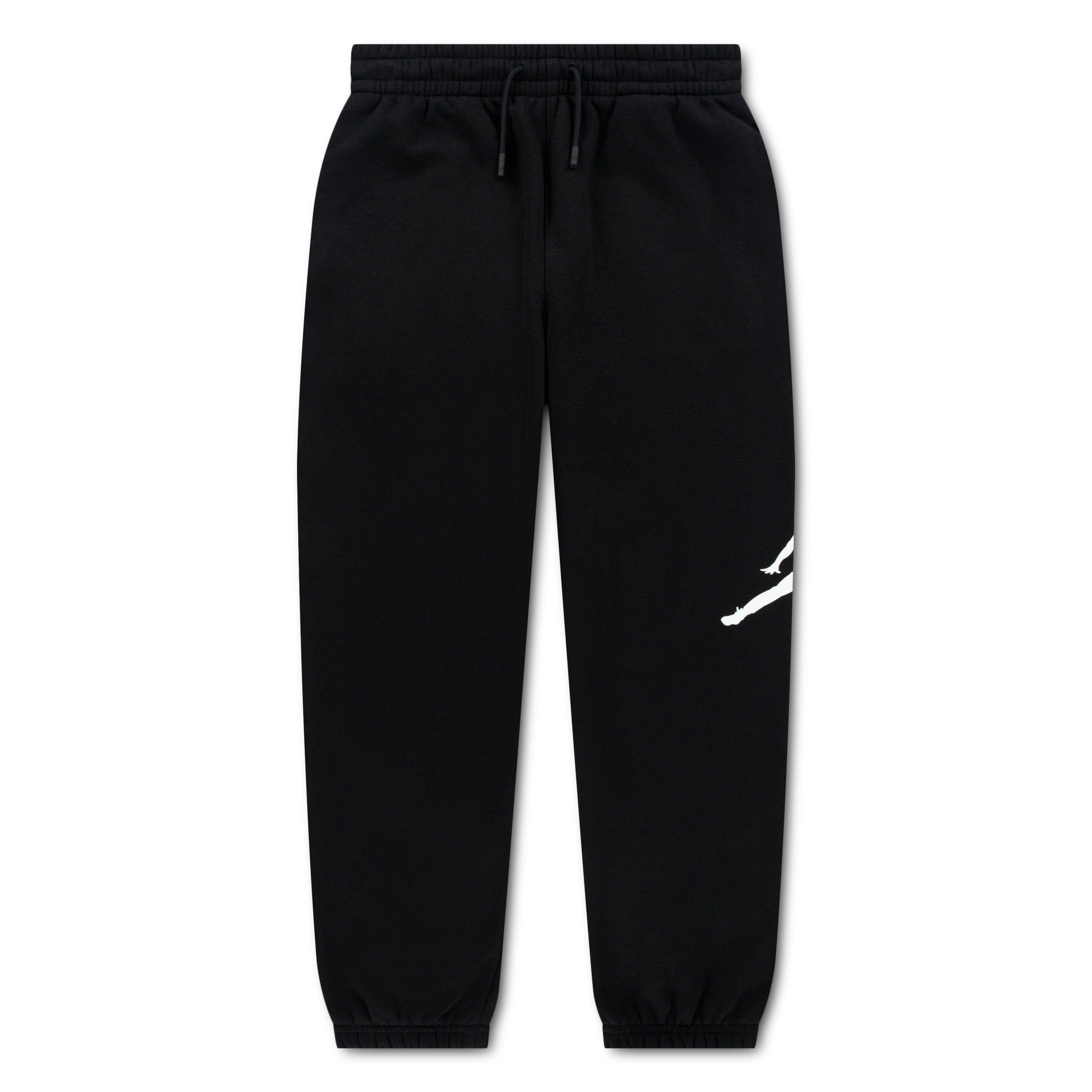 Zwart - Air Jordan - Kids' Jumbo Jumpman Fleece Tapered-Fit Joggers - 1