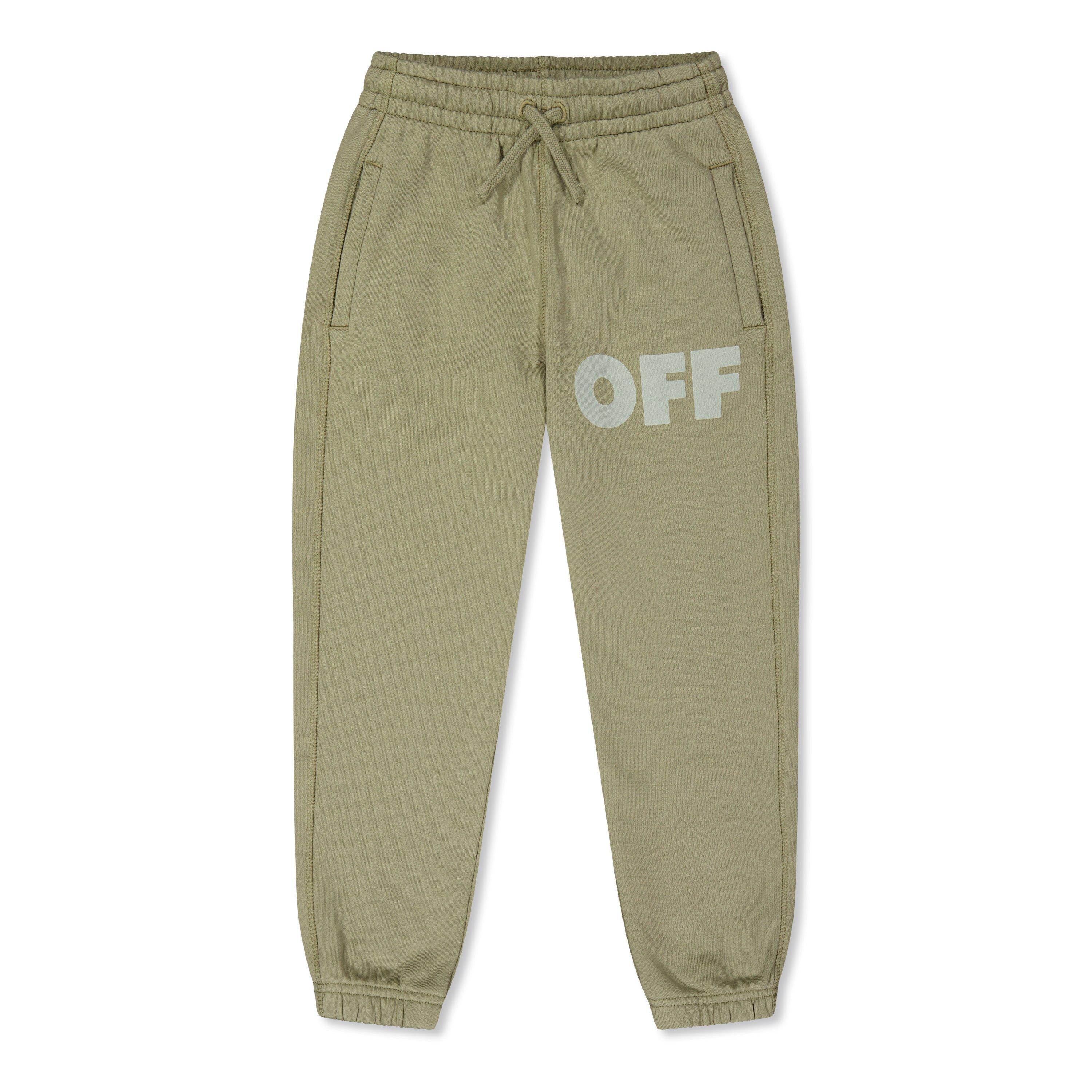 Beige 6305 - Off White - Unisex Kids' Cotton Joggers - 1