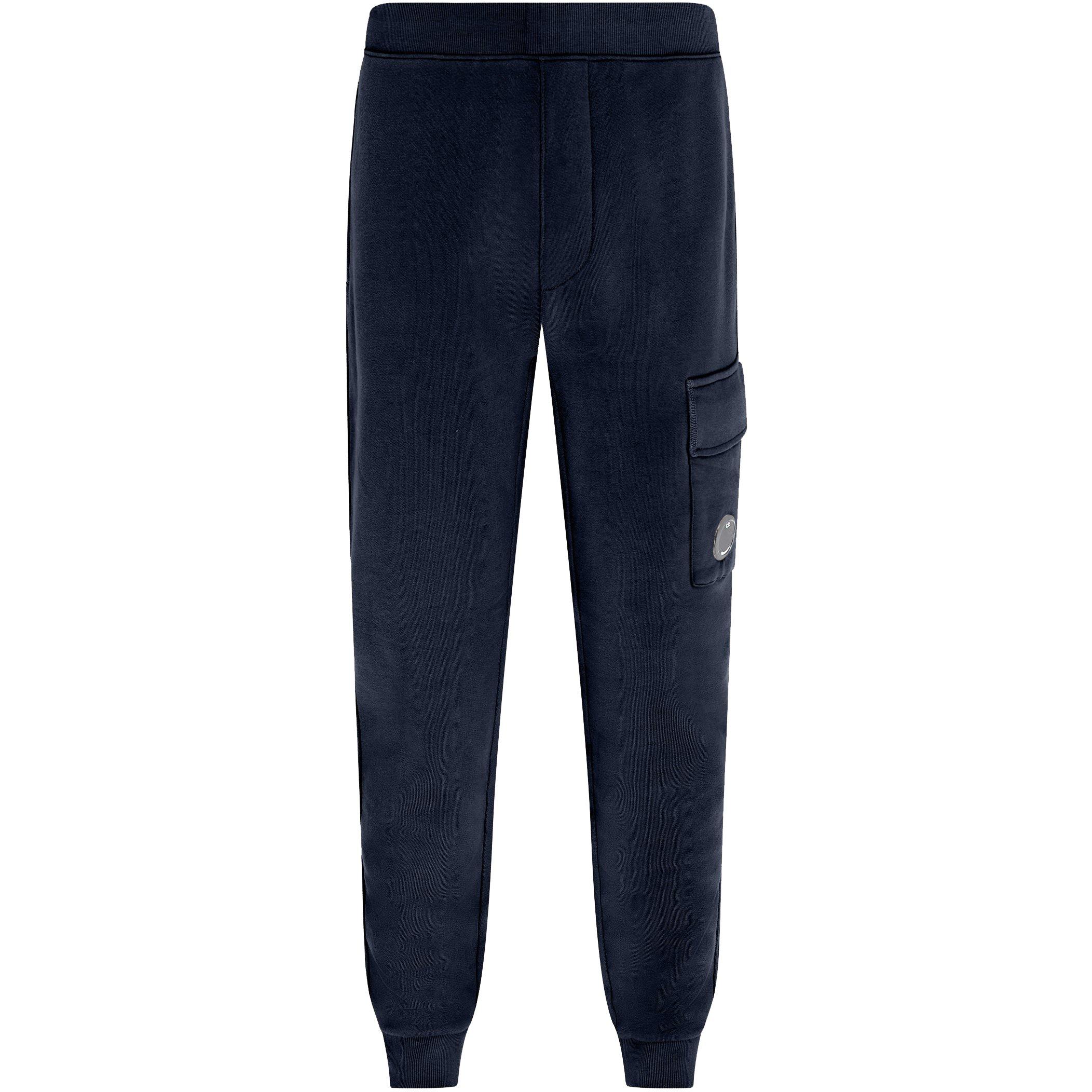 CP Company Men's Lens Pocket Joggers Closed Hem Fleece Jogging
