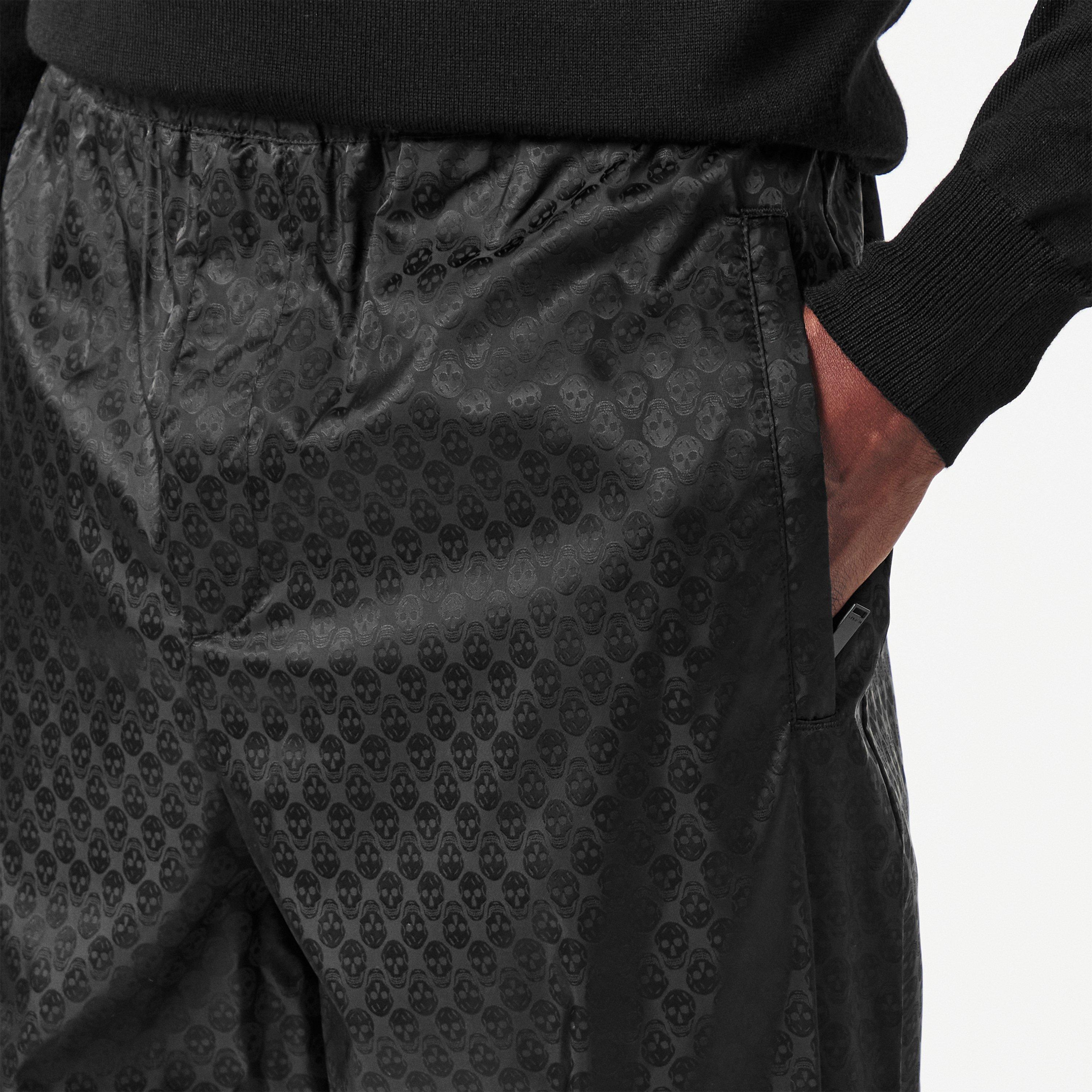 Black - Alexander McQueen - Men's Alex Military Closed Hem Fleece Joggers - 5