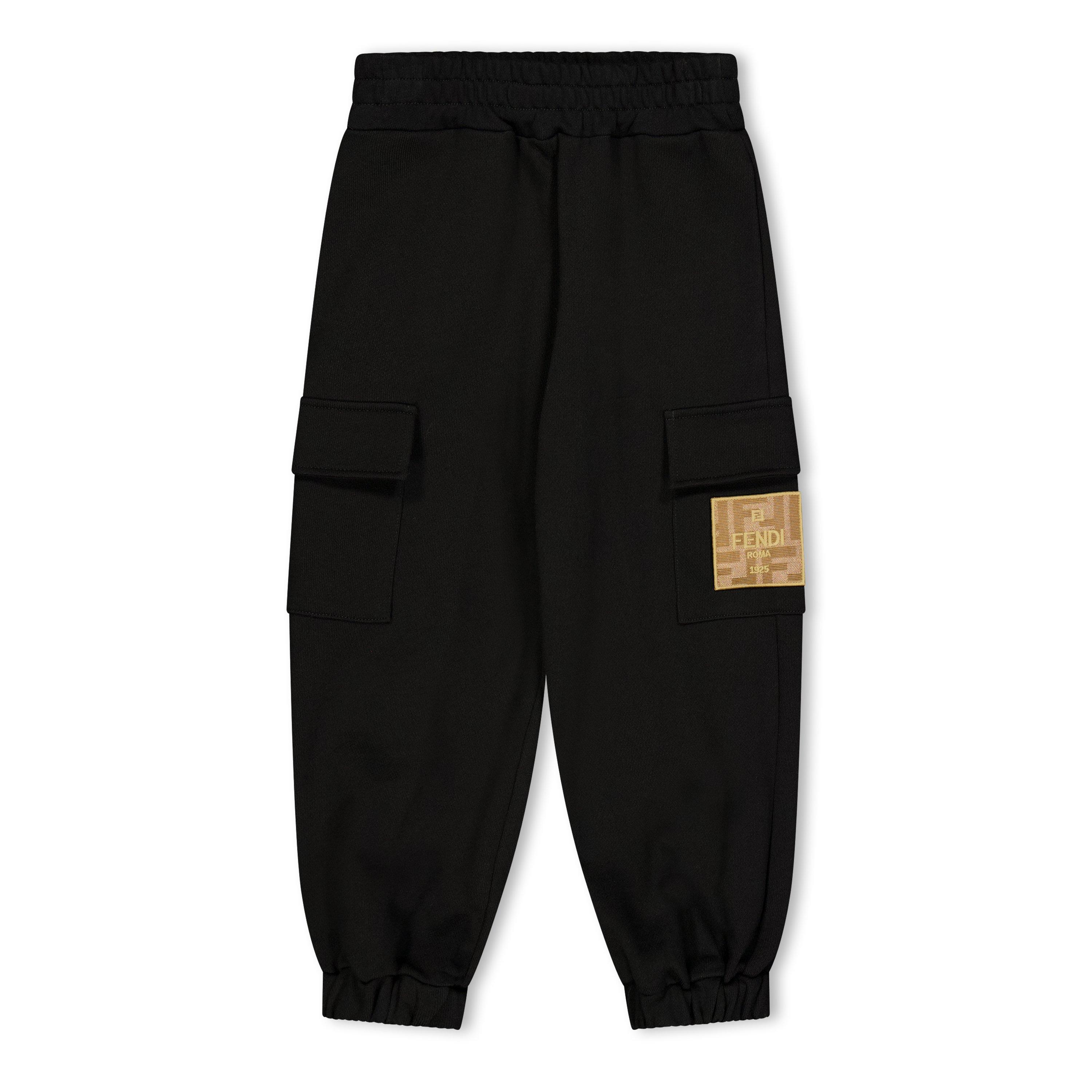 Fendi Fendi FF Joggers Jn63 - Black F0GME - Size 8Y